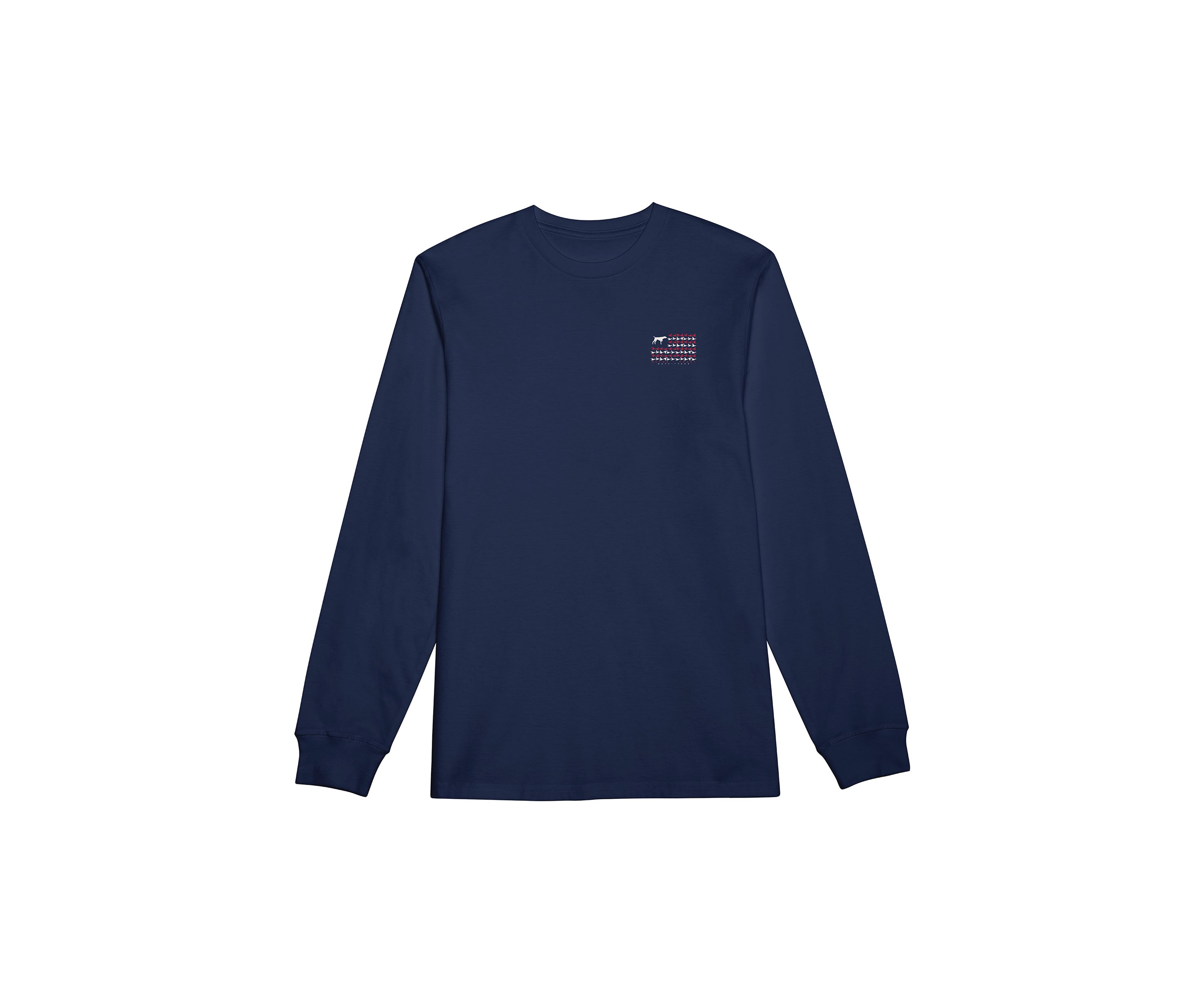 Hunting Flag Long Sleeve Graphic T-Shirt