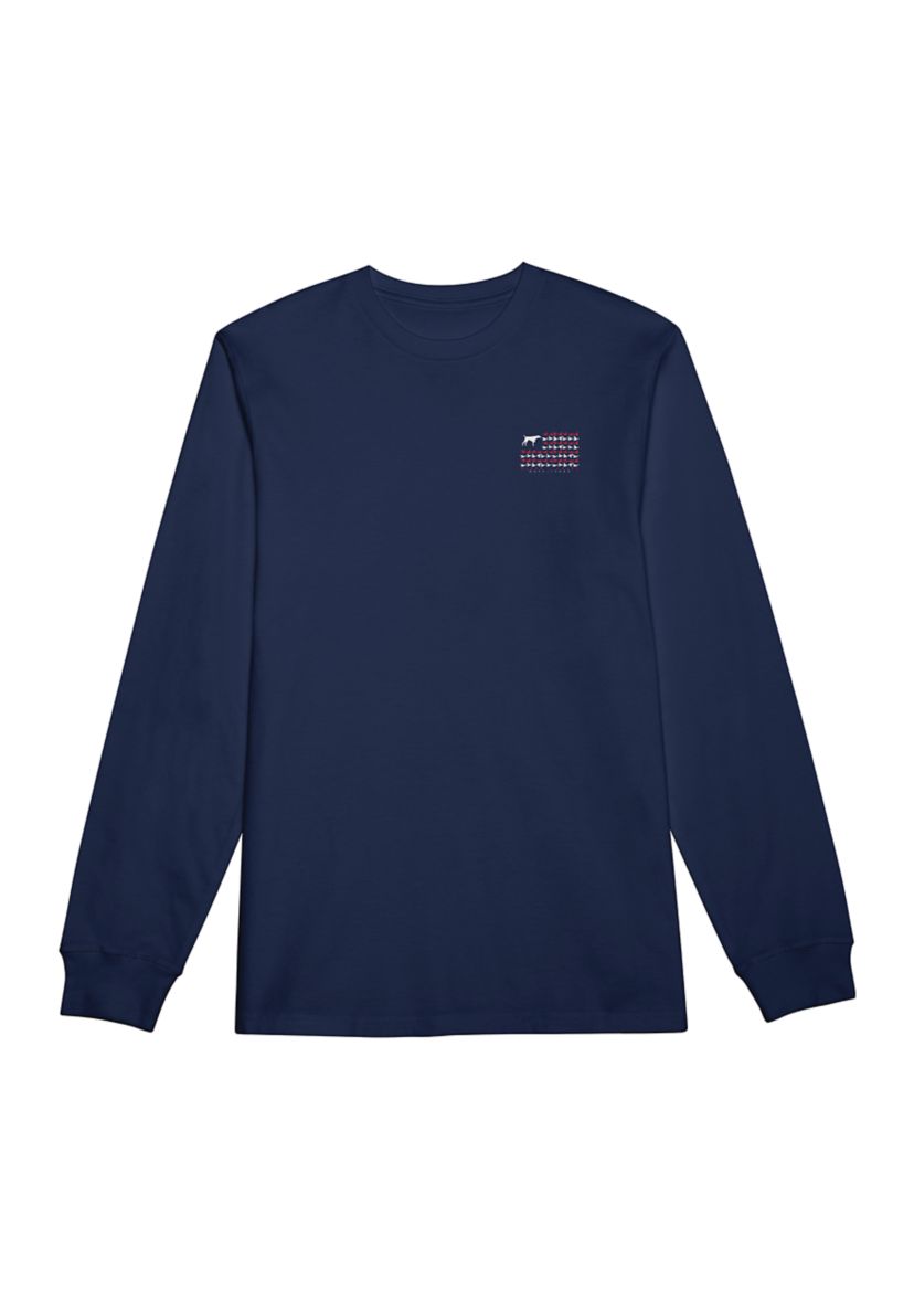Hunting Flag Long Sleeve Graphic T-Shirt