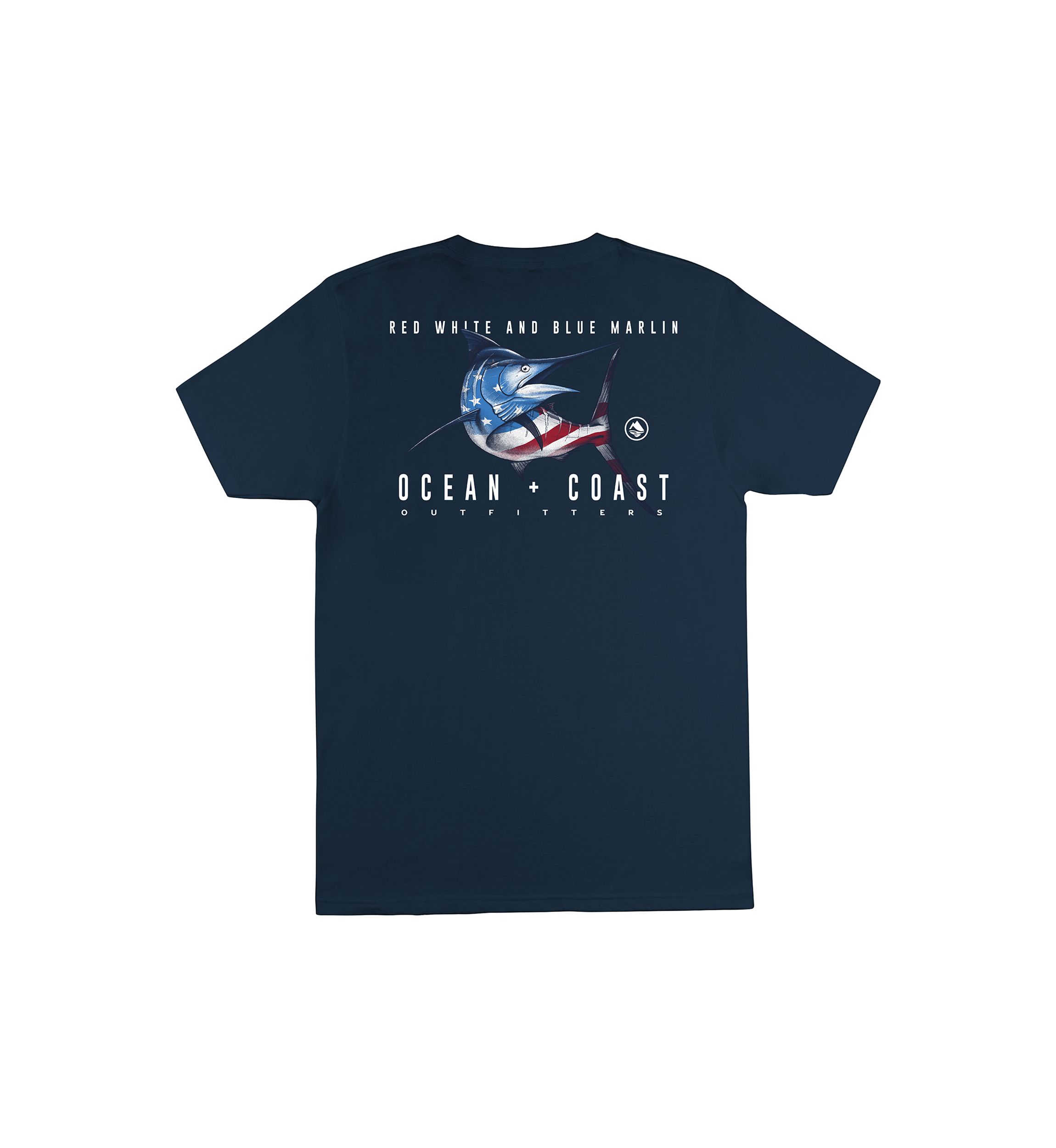 Short Sleeve Americana Marlin Graphic T-Shirt