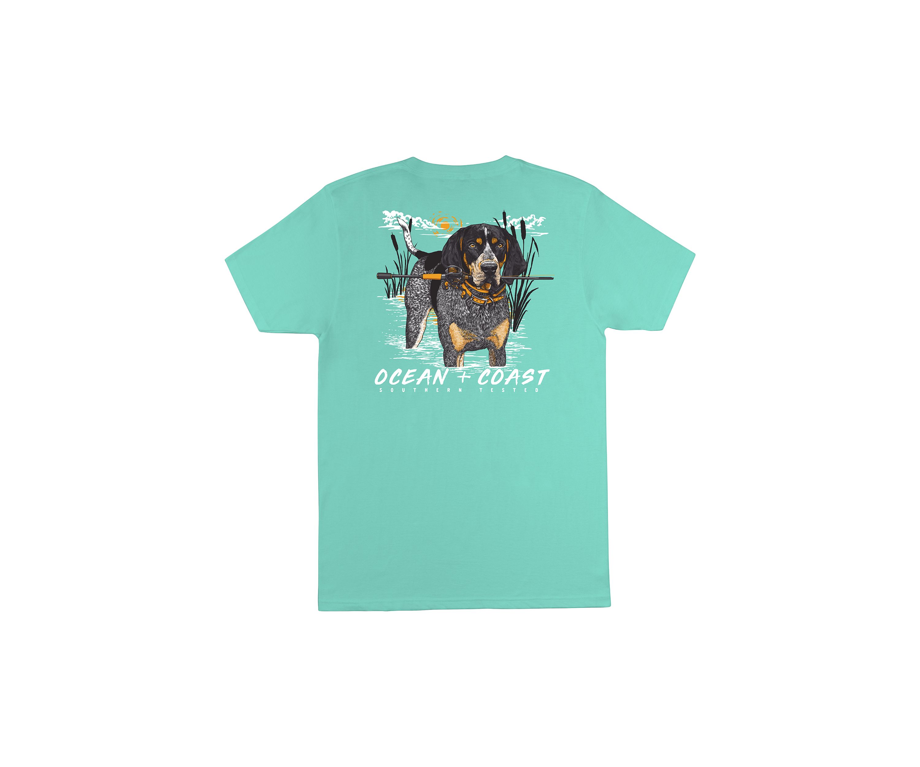 Fishing Hound Graphic T-Shirt