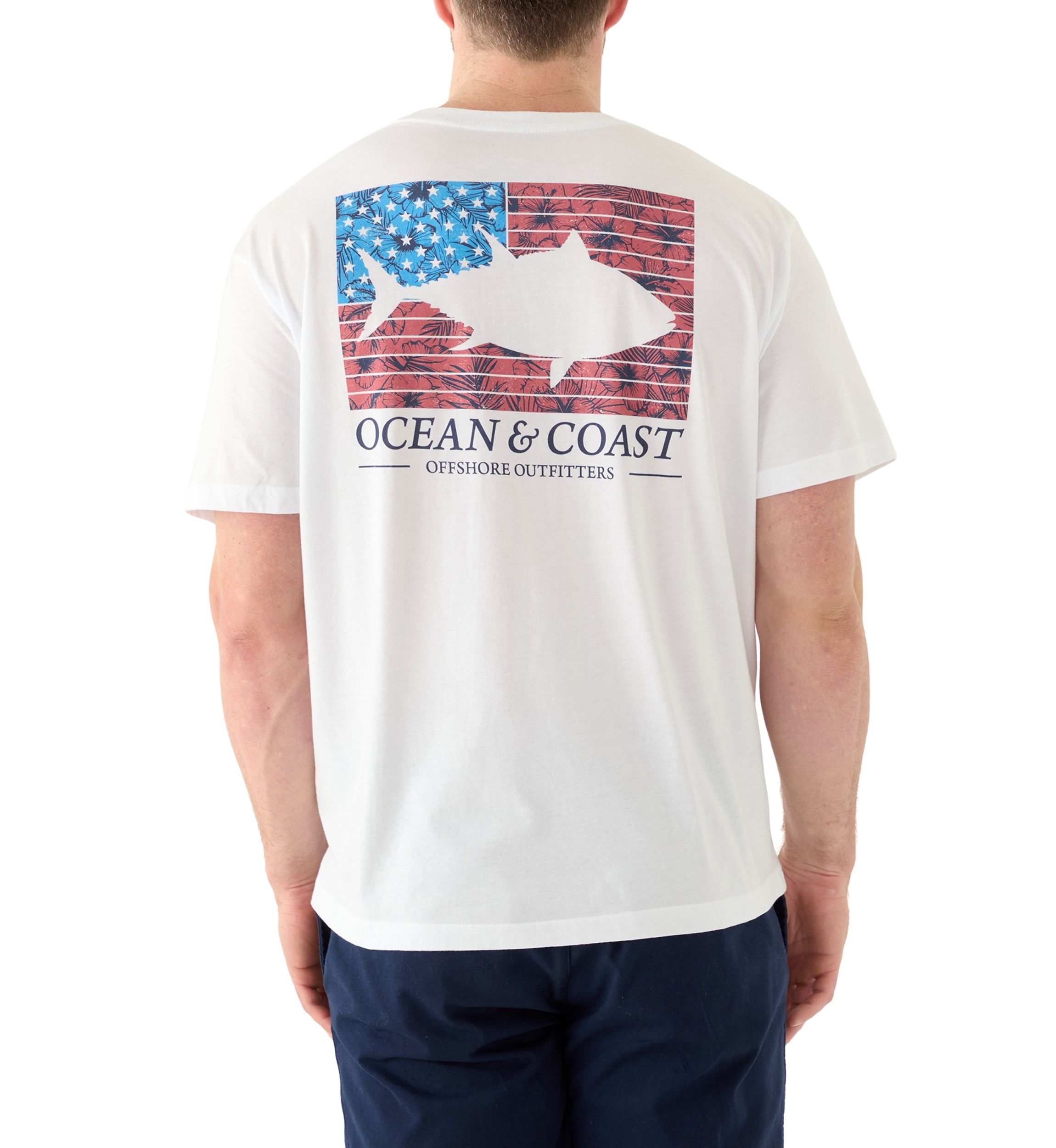 Big & Tall Cotton Flag Graphic T-Shirt