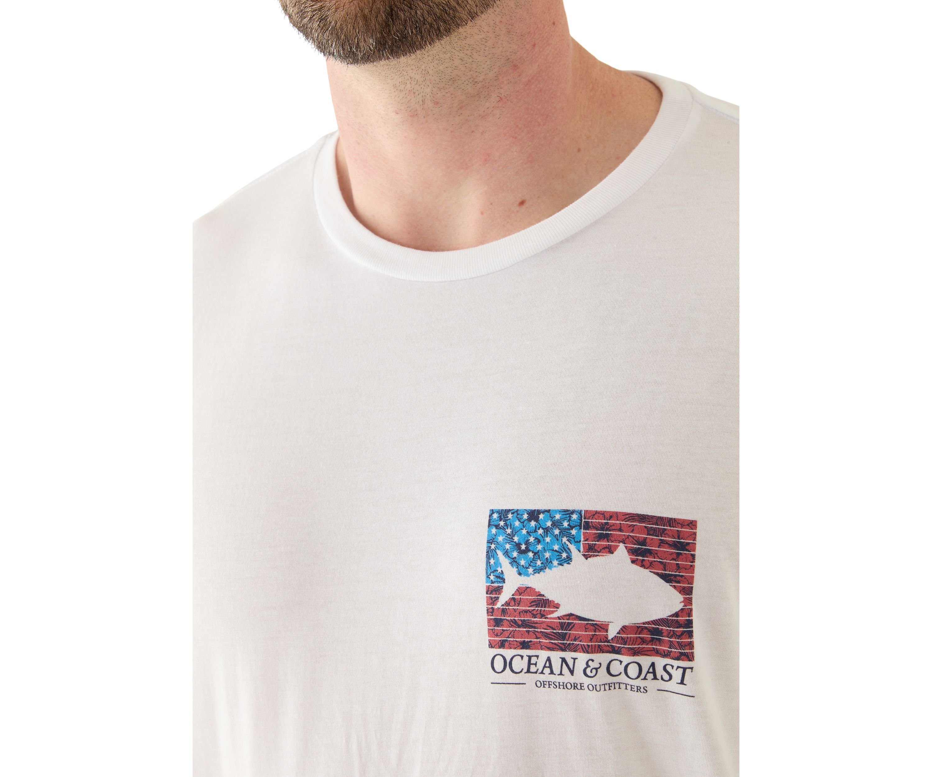 Big & Tall Cotton Flag Graphic T-Shirt