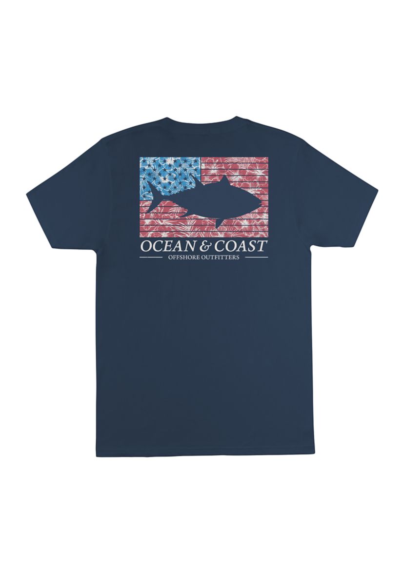 Maverick Americana Fishing Knit Graphic T-Shirt