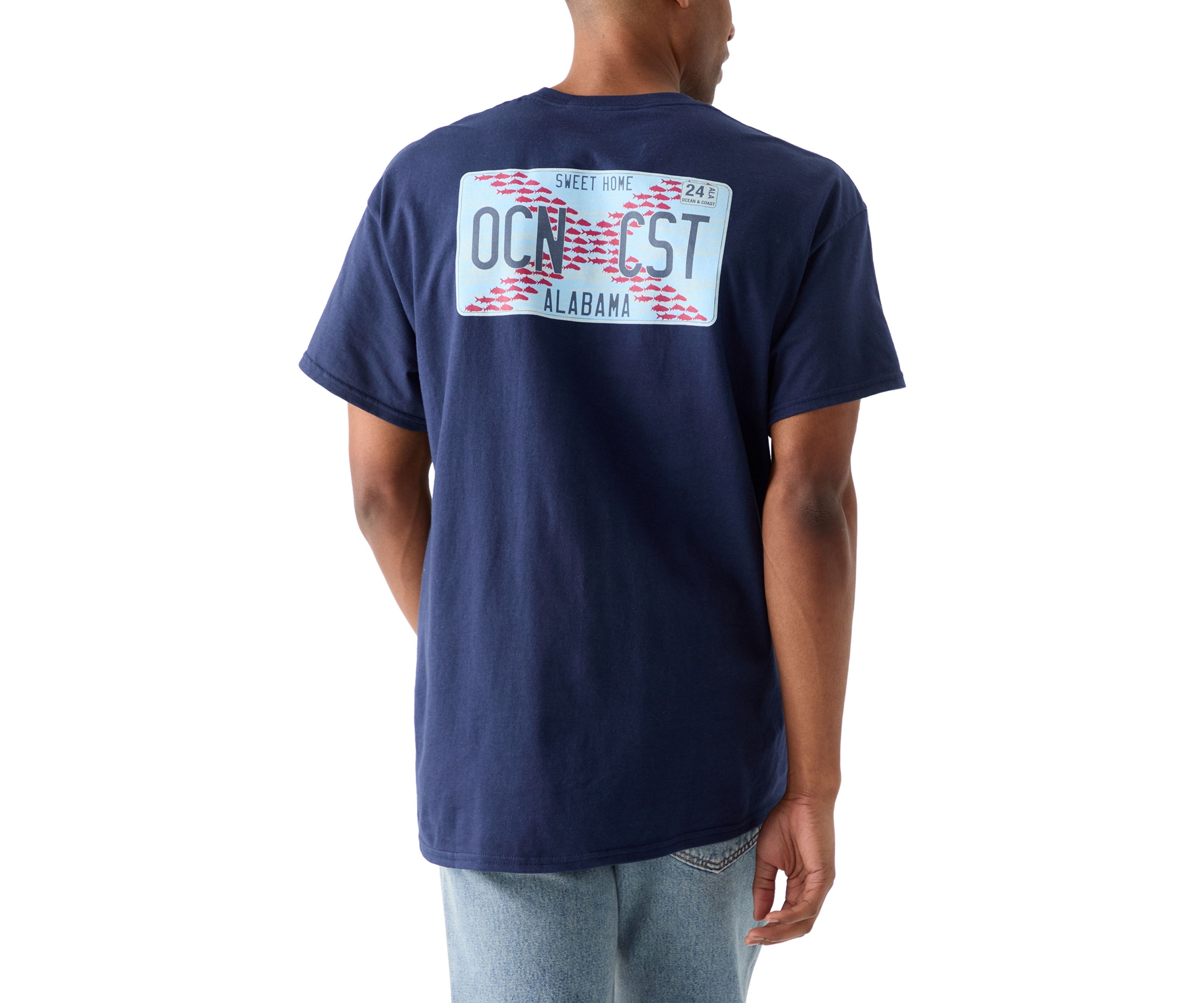 License Plate Logo Graphic T-Shirt 