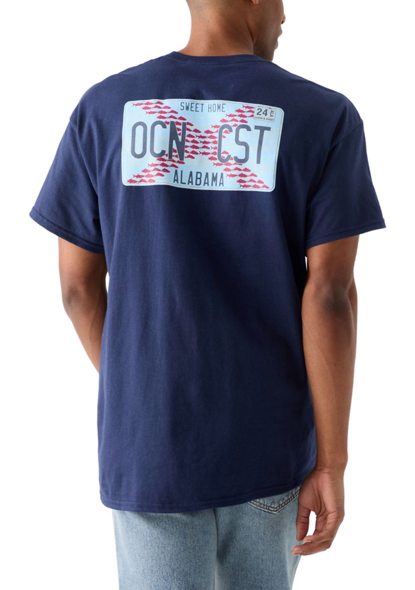 License Plate Logo Graphic T-Shirt 