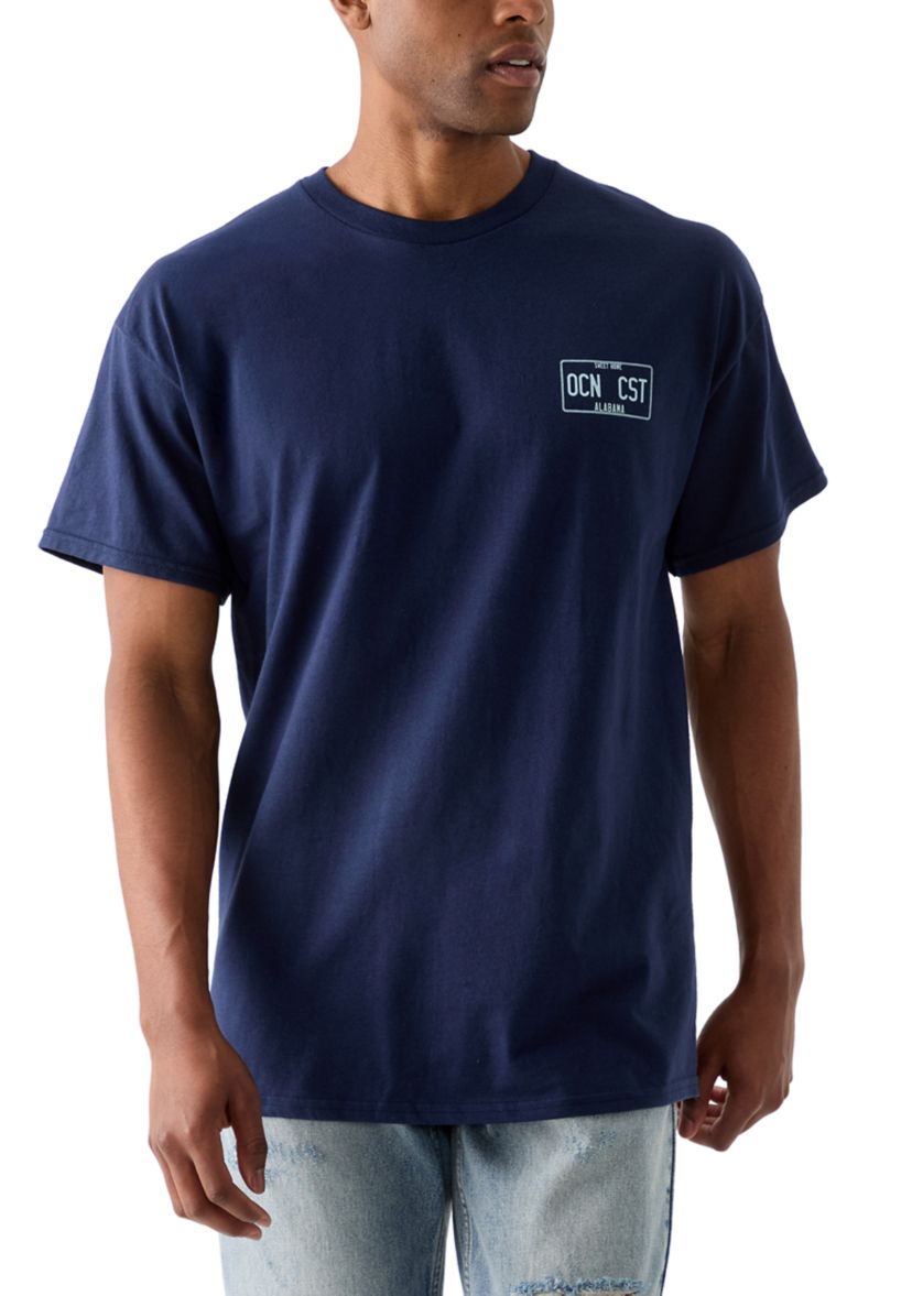 License Plate Logo Graphic T-Shirt 