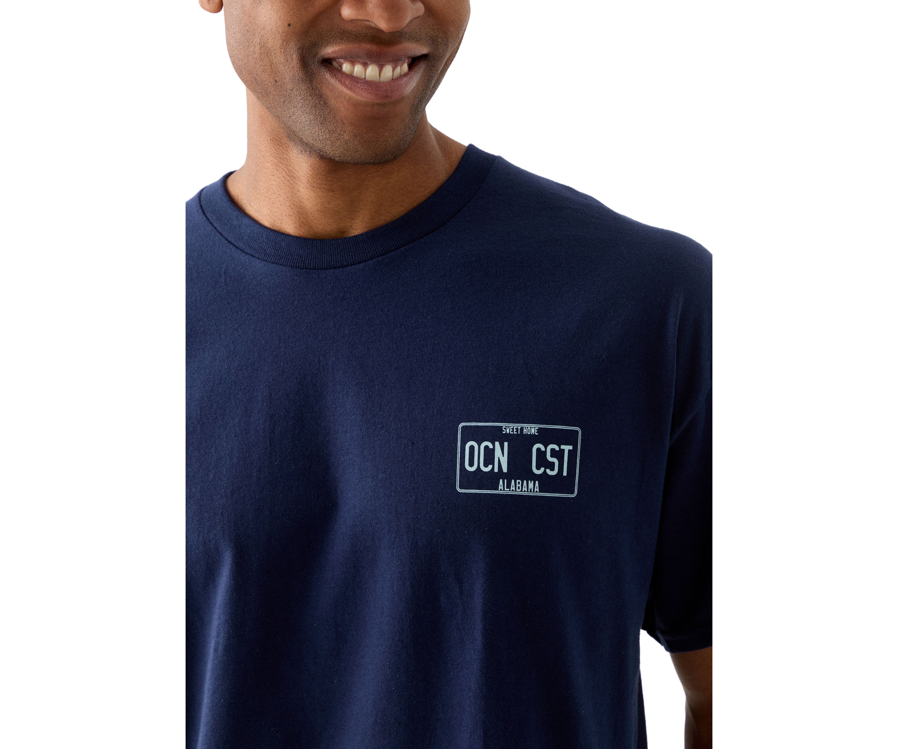 License Plate Logo Graphic T-Shirt 