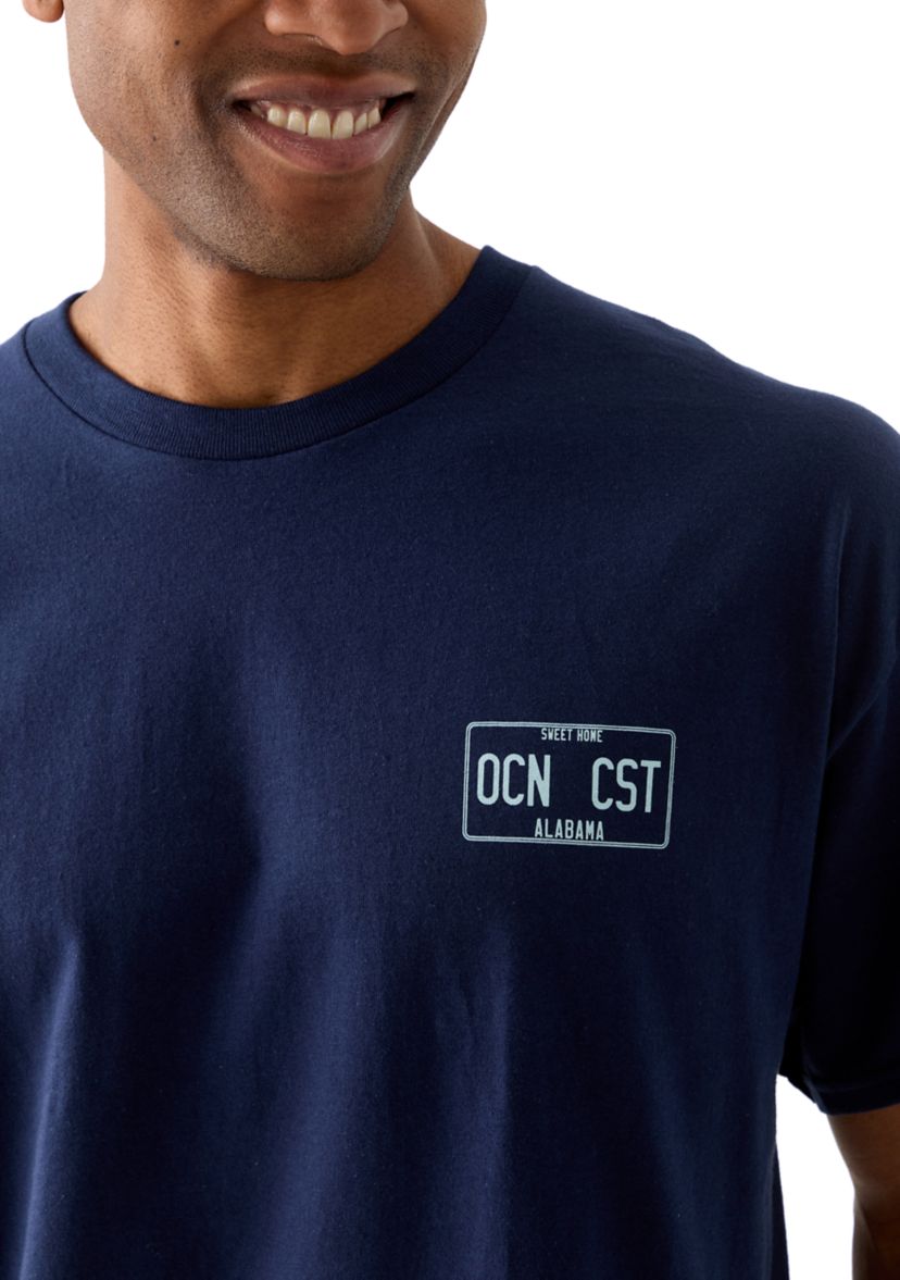 License Plate Logo Graphic T-Shirt 