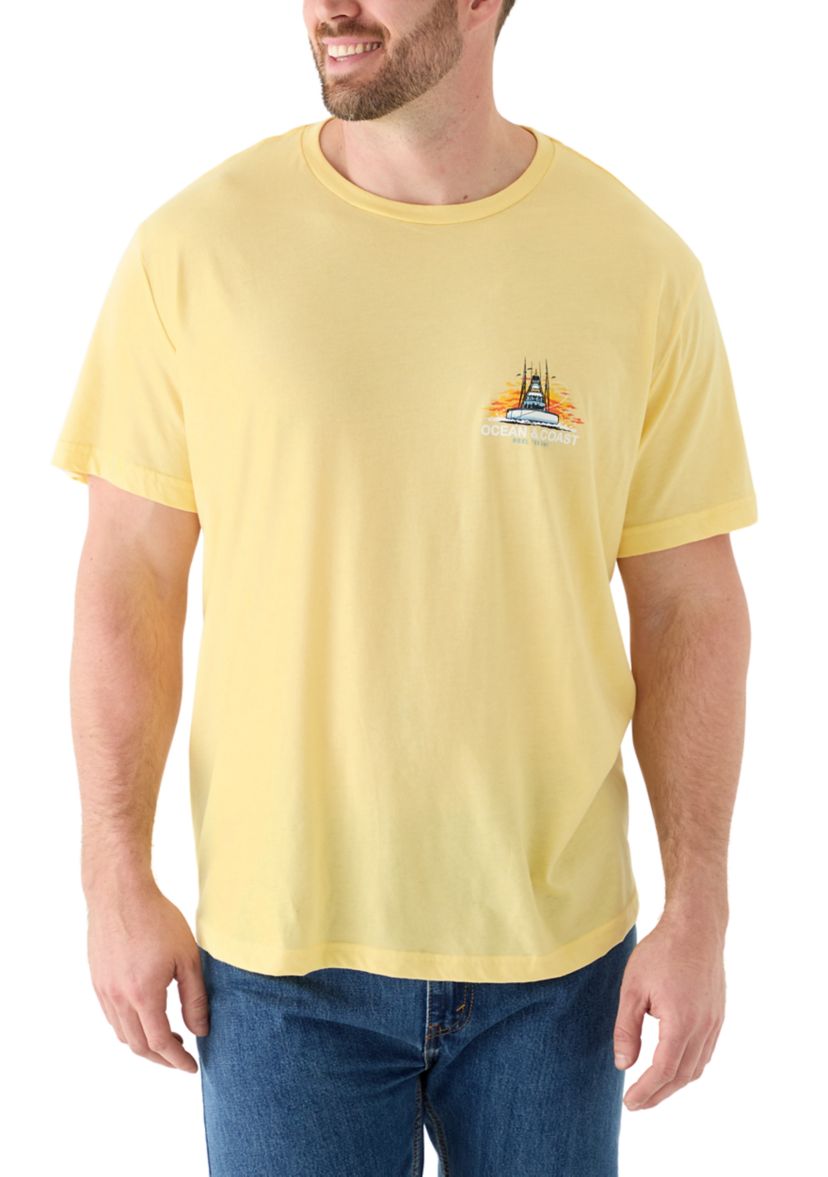 Big & Tall Short Sleeve Fish Graphic T-Shirt