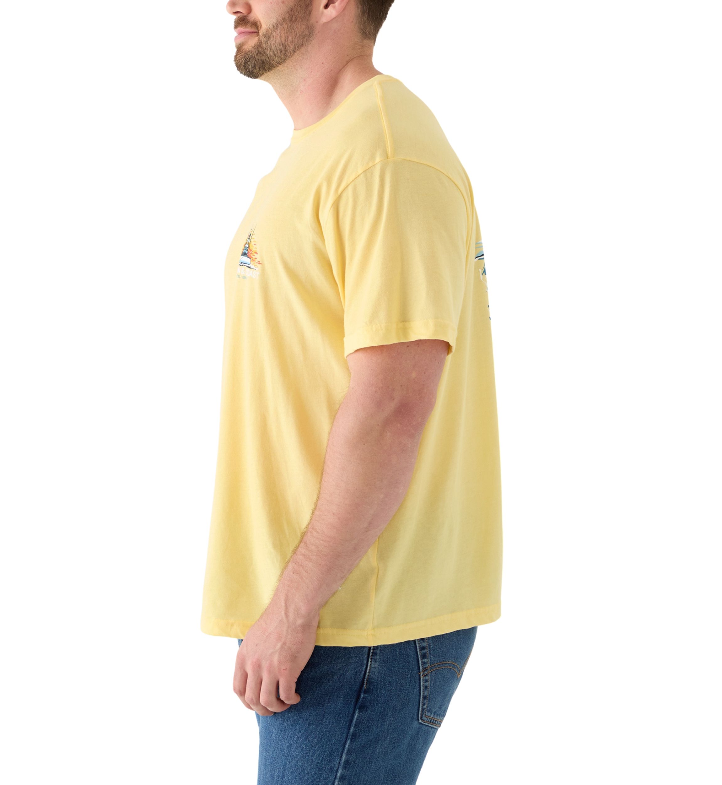 Big & Tall Short Sleeve Fish Graphic T-Shirt