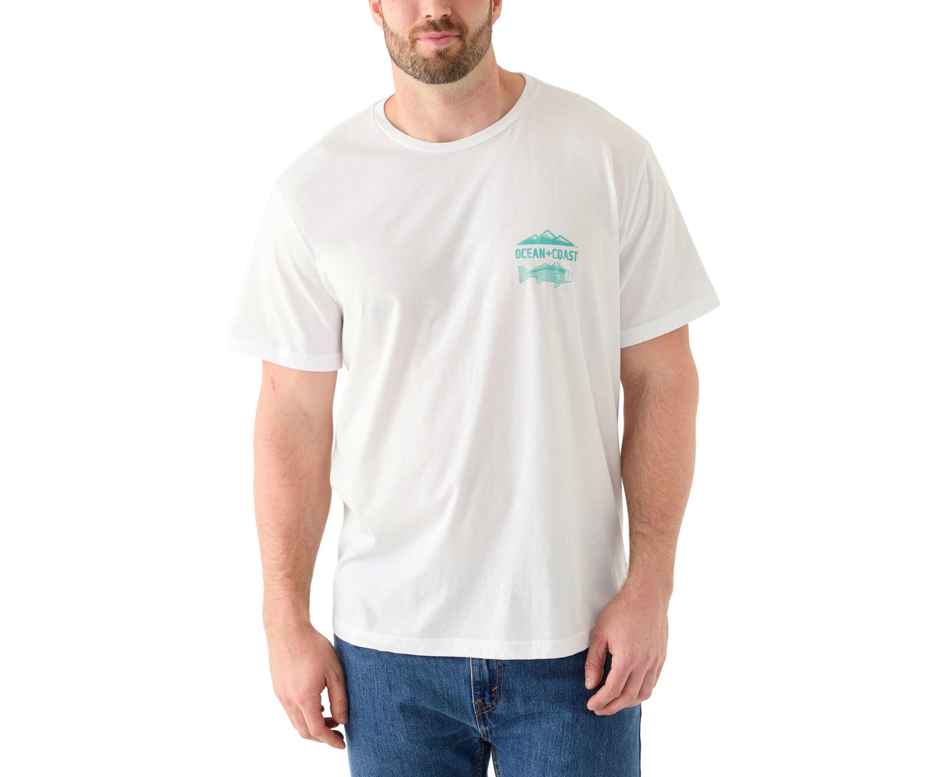 Big & Tall Fish Graphic T-Shirt 