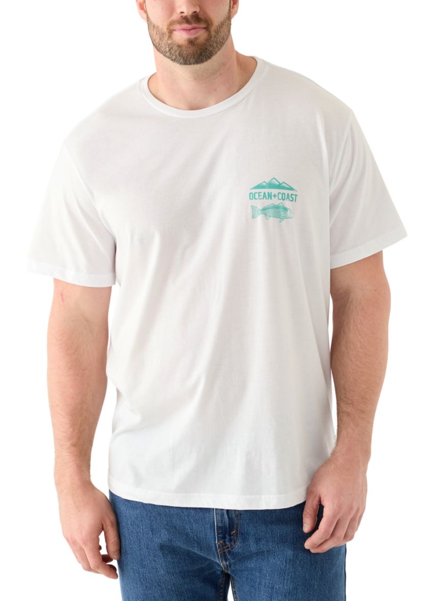 Big & Tall Fish Graphic T-Shirt 