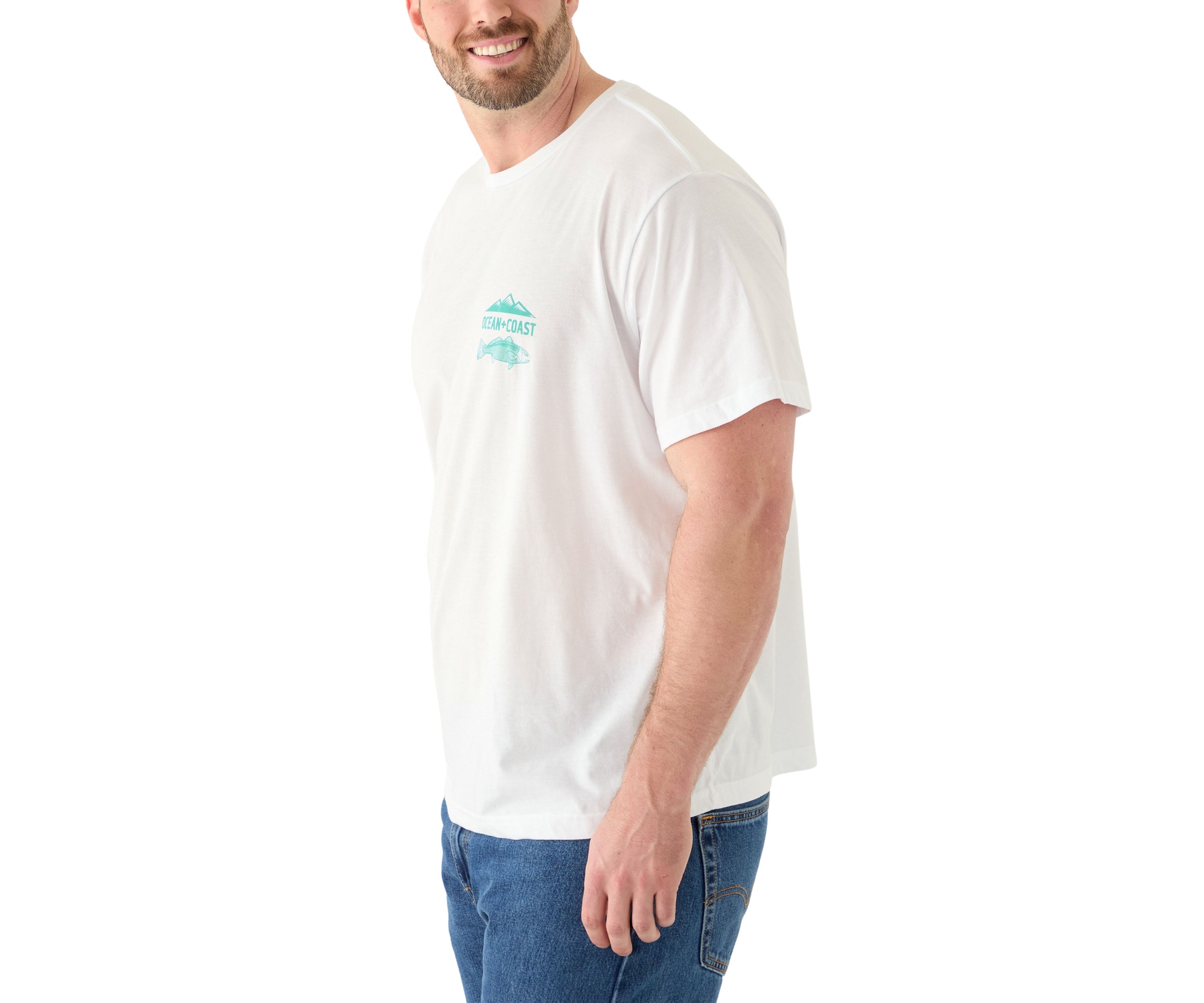 Big & Tall Fish Graphic T-Shirt 