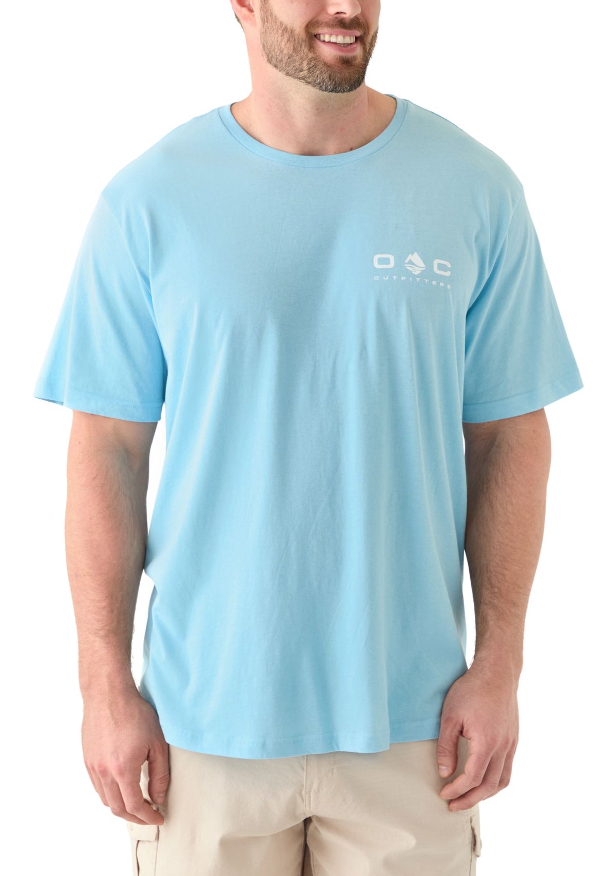 Big & Tall Short Sleeve Goin Fishin Graphic T-Shirt