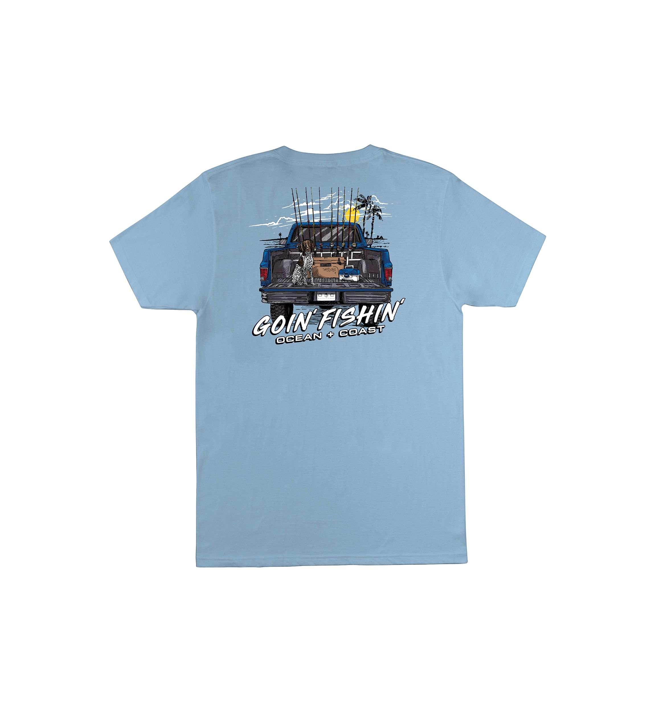Short Sleeve Goin Fishin Graphic T-Shirt