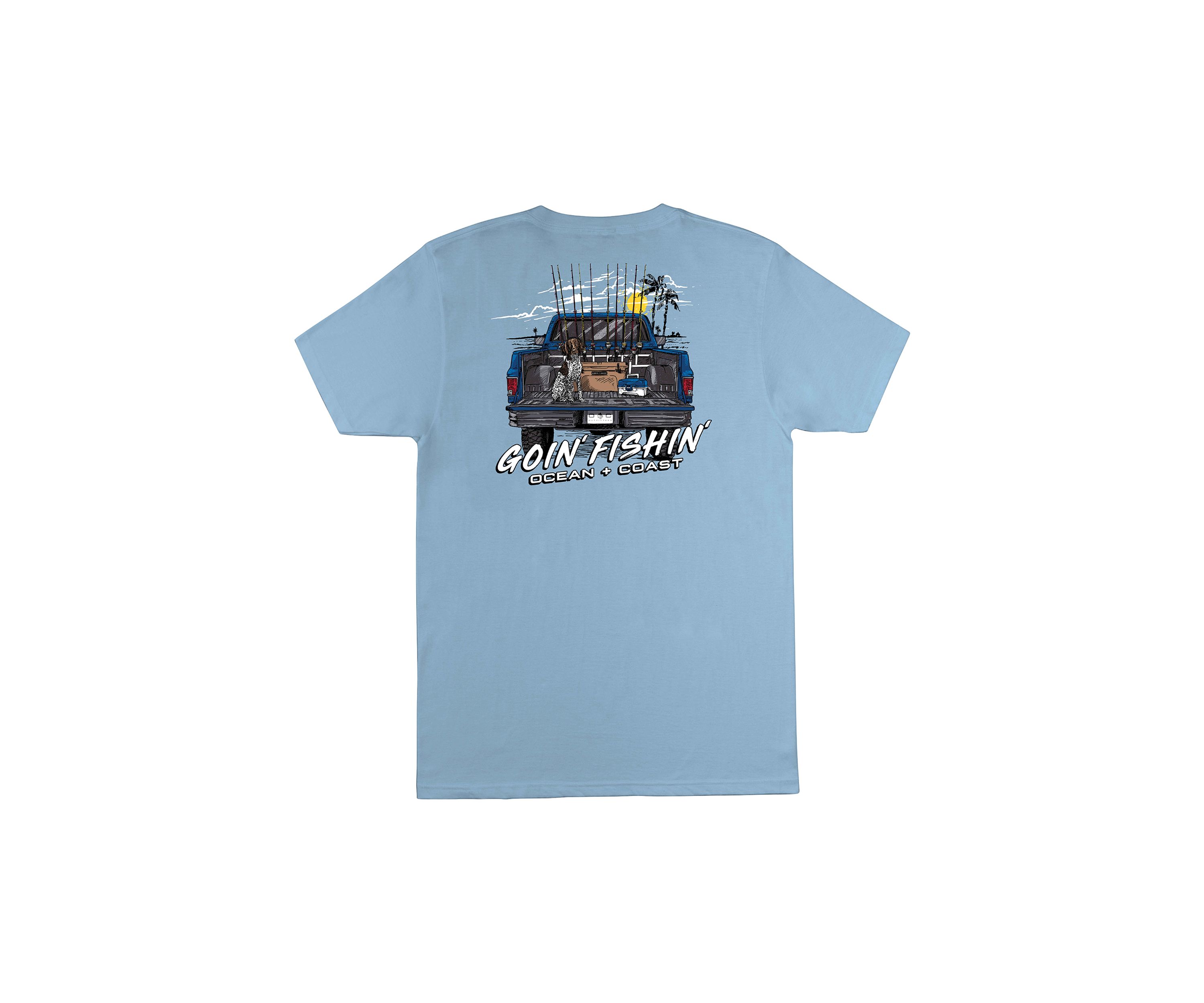 Short Sleeve Goin Fishin Graphic T-Shirt
