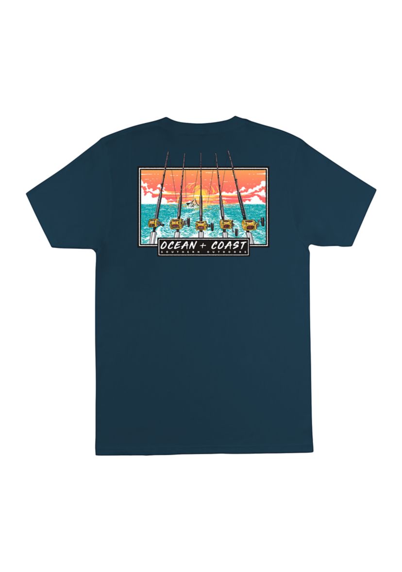 Big & Tall Short Sleeve Plinching Graphic T-Shirt