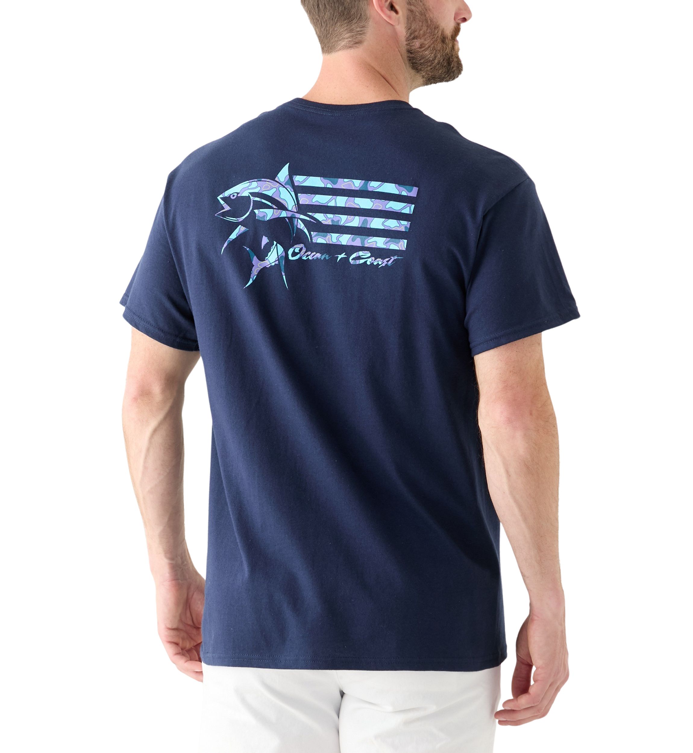 Fish Flag Graphic T-Shirt