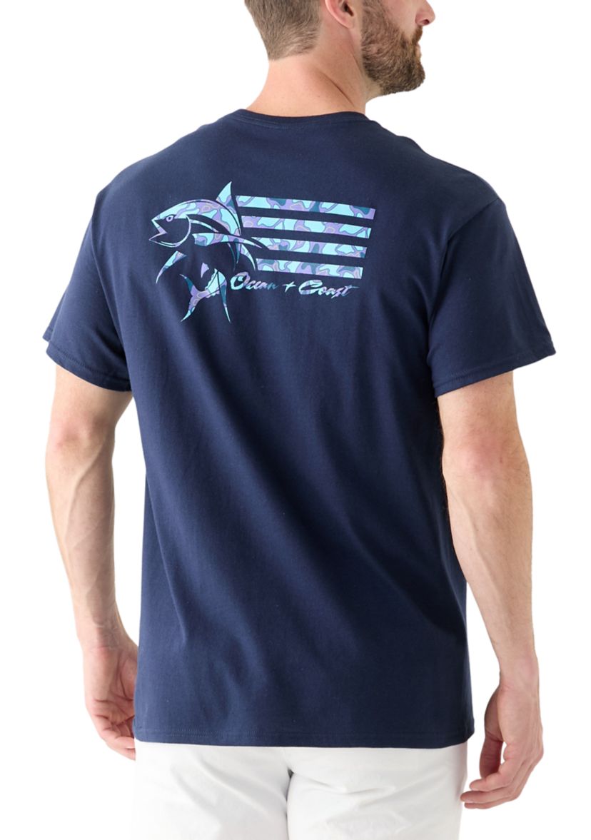 Fish Flag Graphic T-Shirt