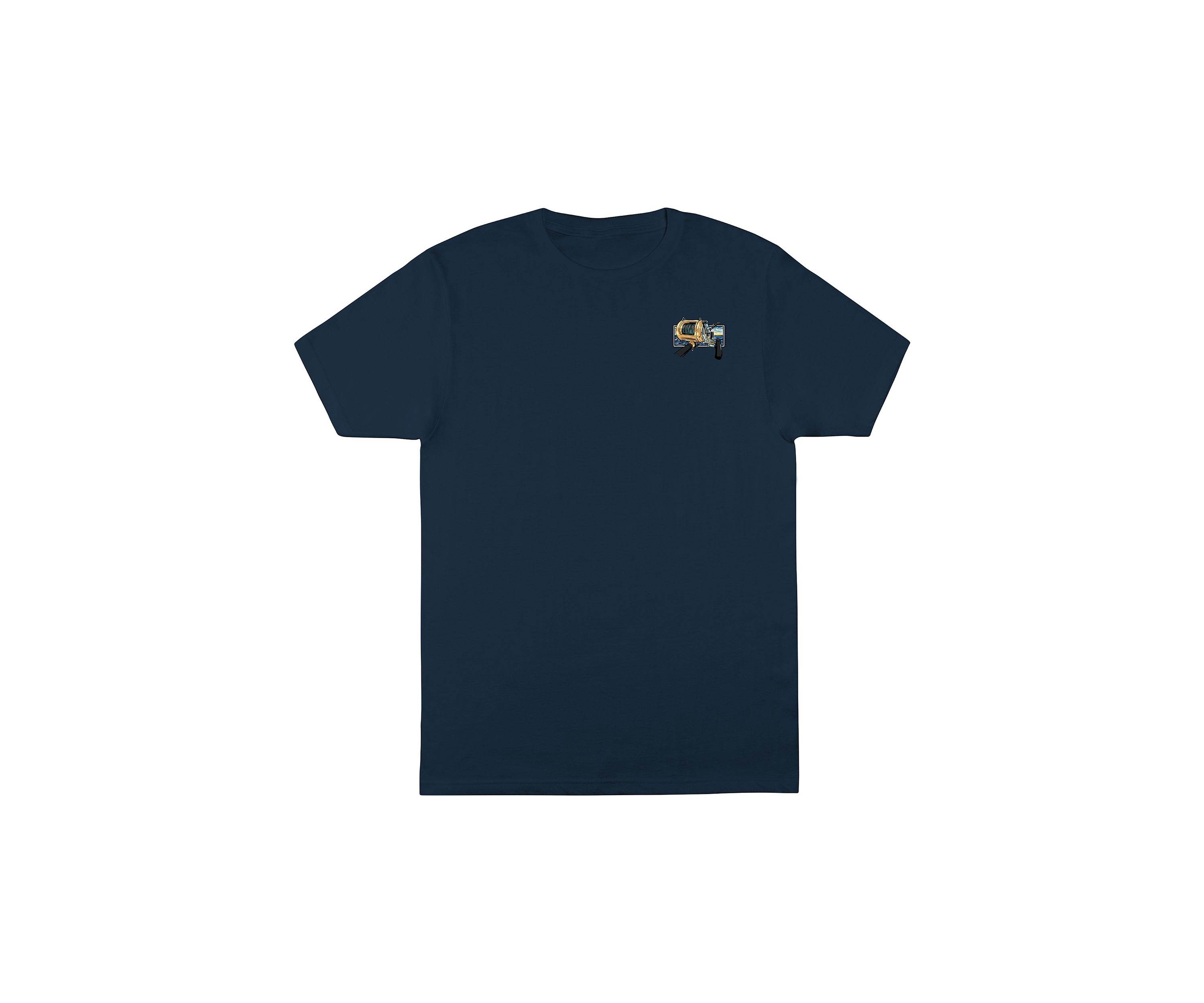 Big & Tall Short Sleeve Fishing Pole Graphic T-Shirt