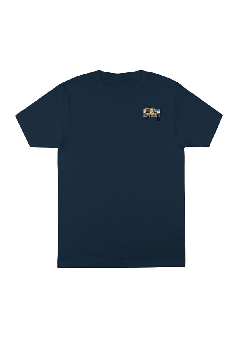 Big & Tall Short Sleeve Fishing Pole Graphic T-Shirt