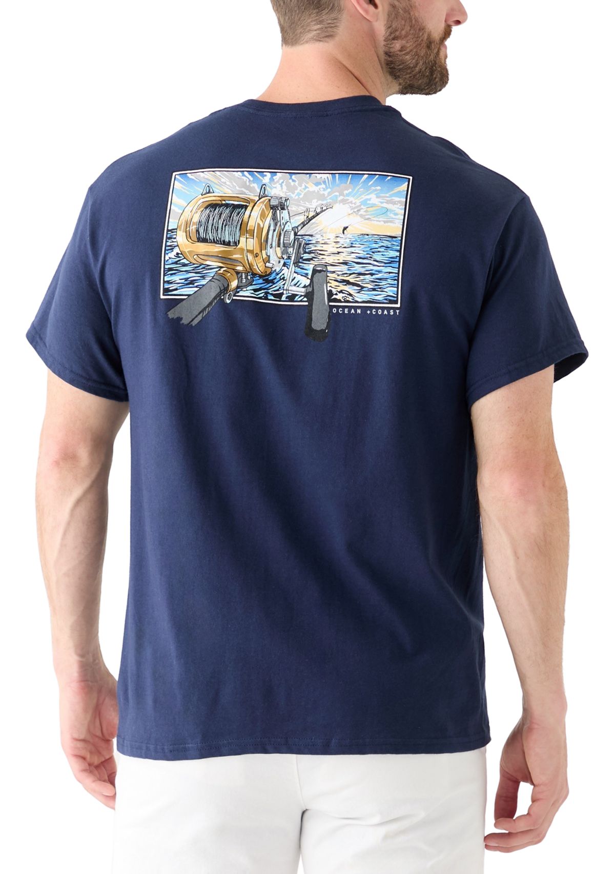 Fishing Rod Graphic T-Shirt