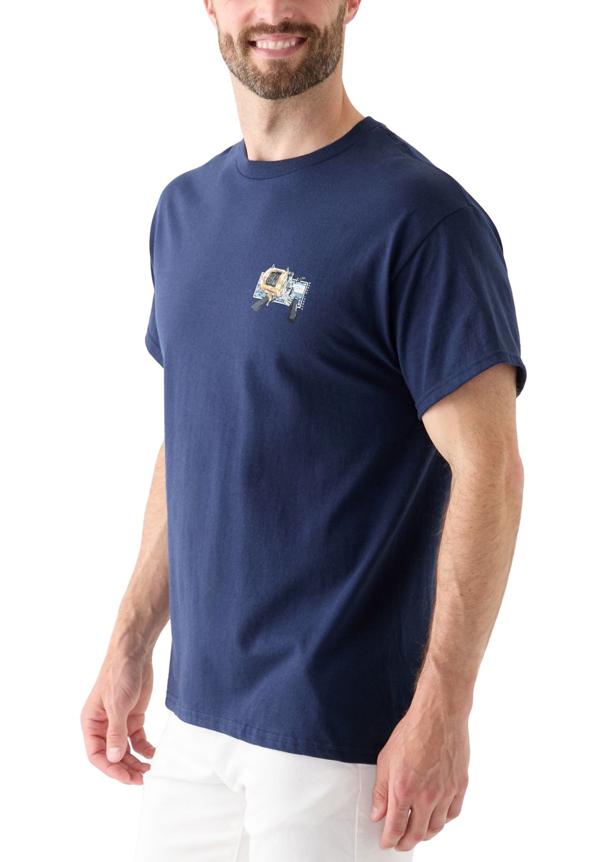 Fishing Rod Graphic T-Shirt