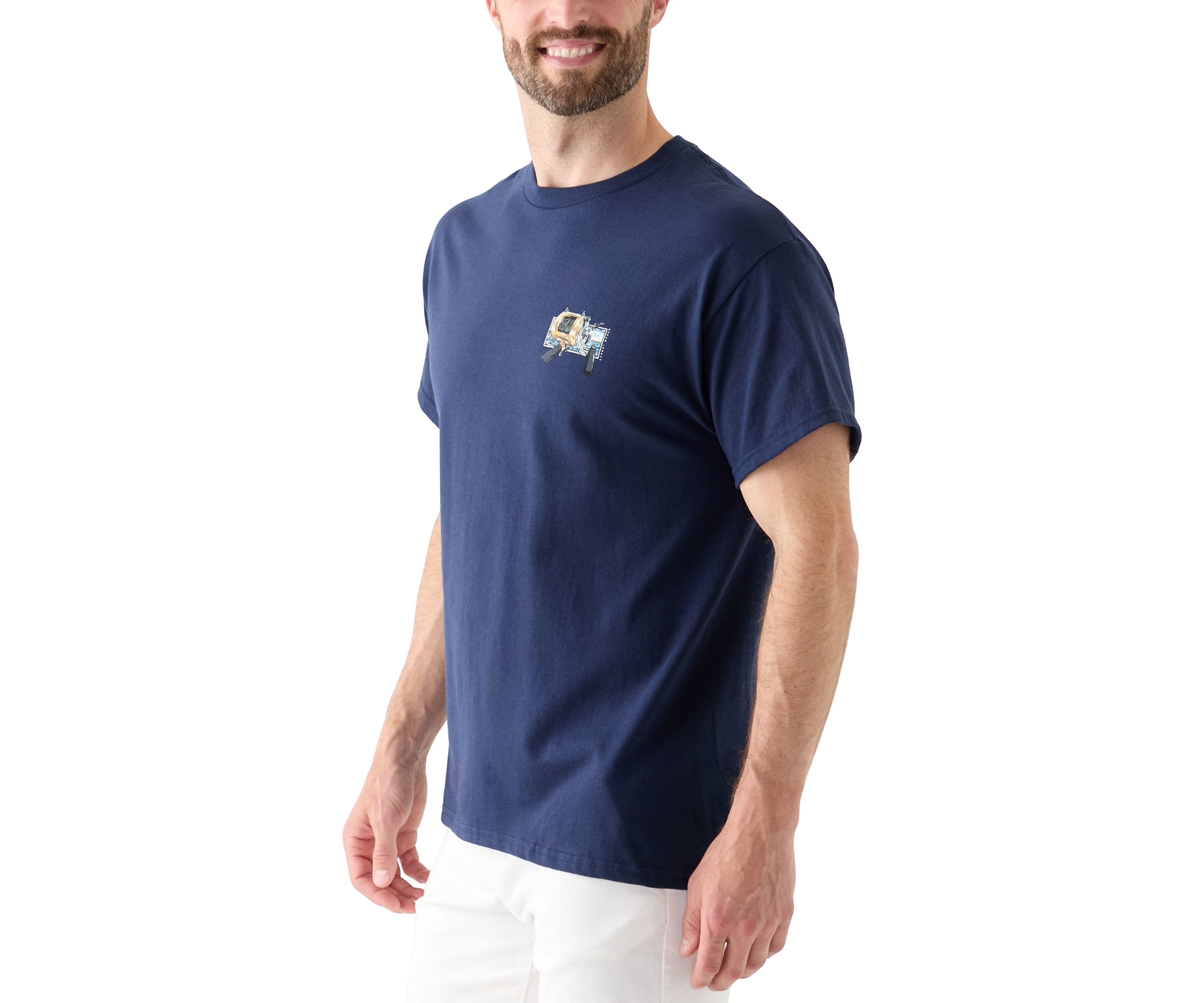 Fishing Rod Graphic T-Shirt