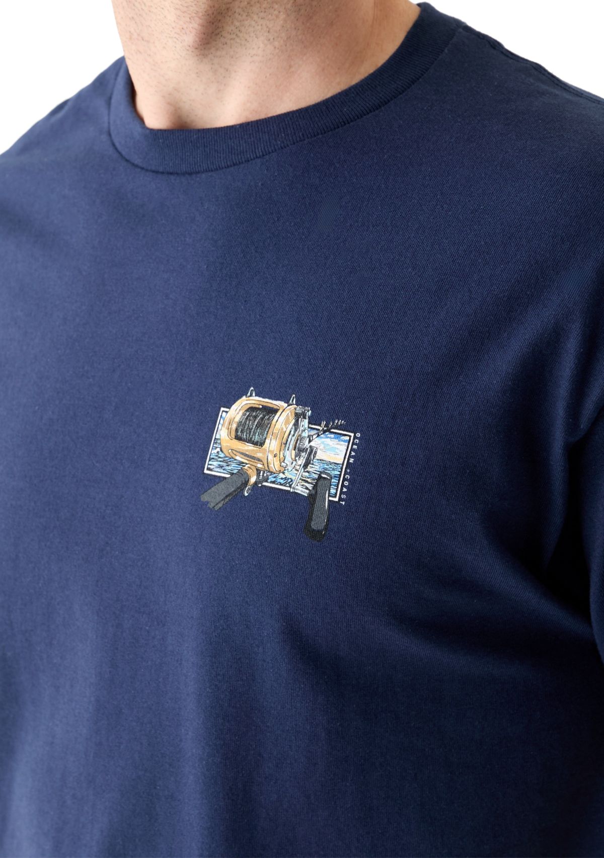 Fishing Rod Graphic T-Shirt