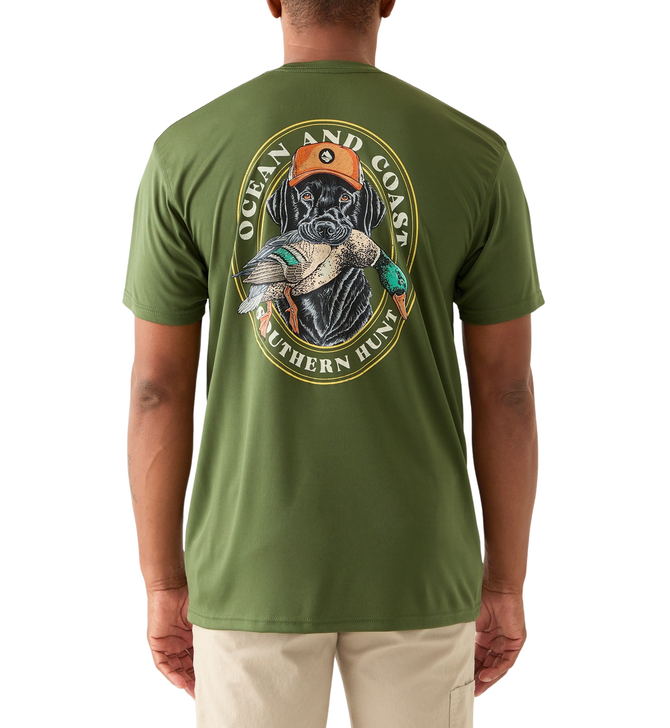 Mens Hunting Dog Short Sleeve Graphic T-Shirt
