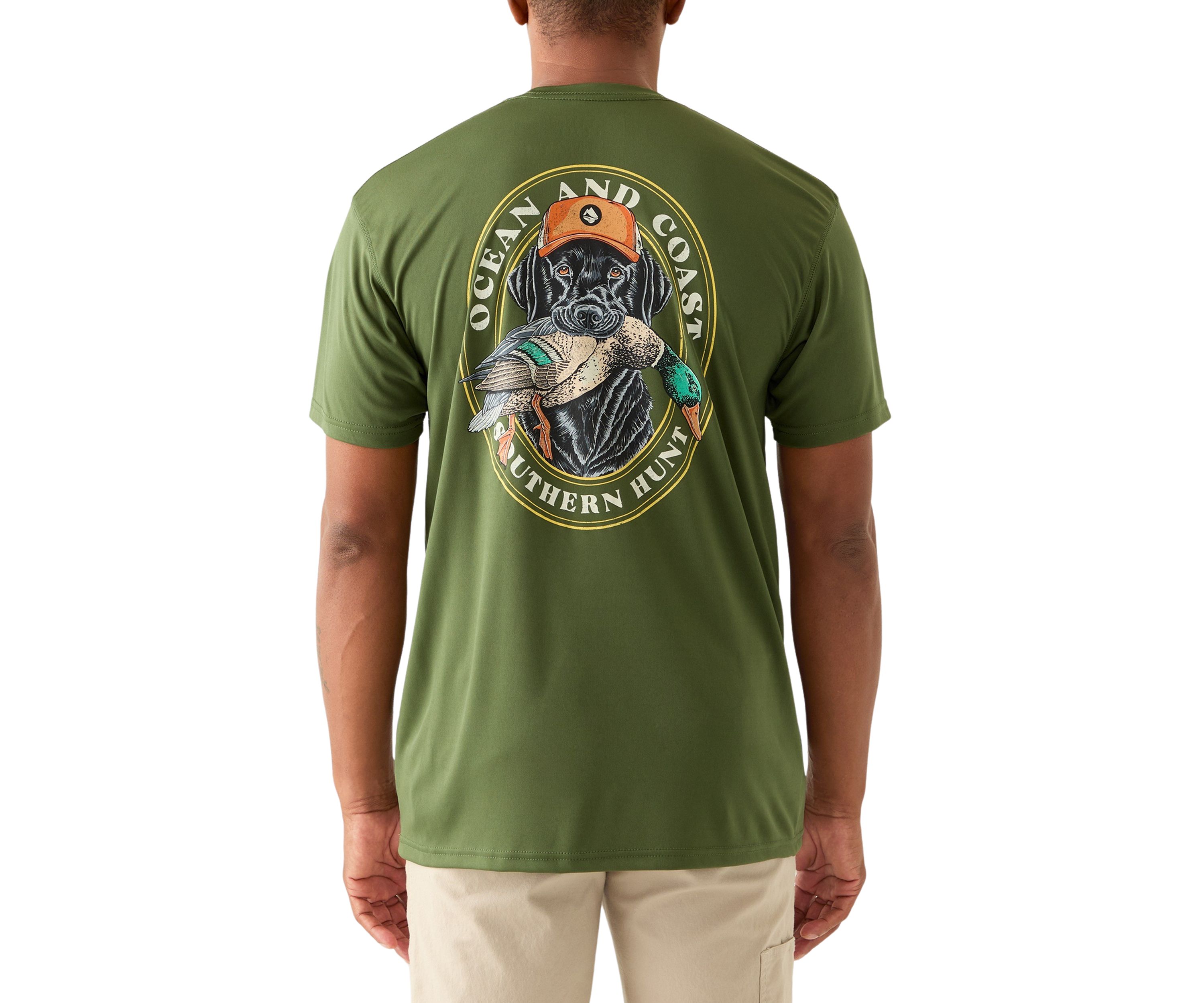 Mens Hunting Dog Short Sleeve Graphic T-Shirt