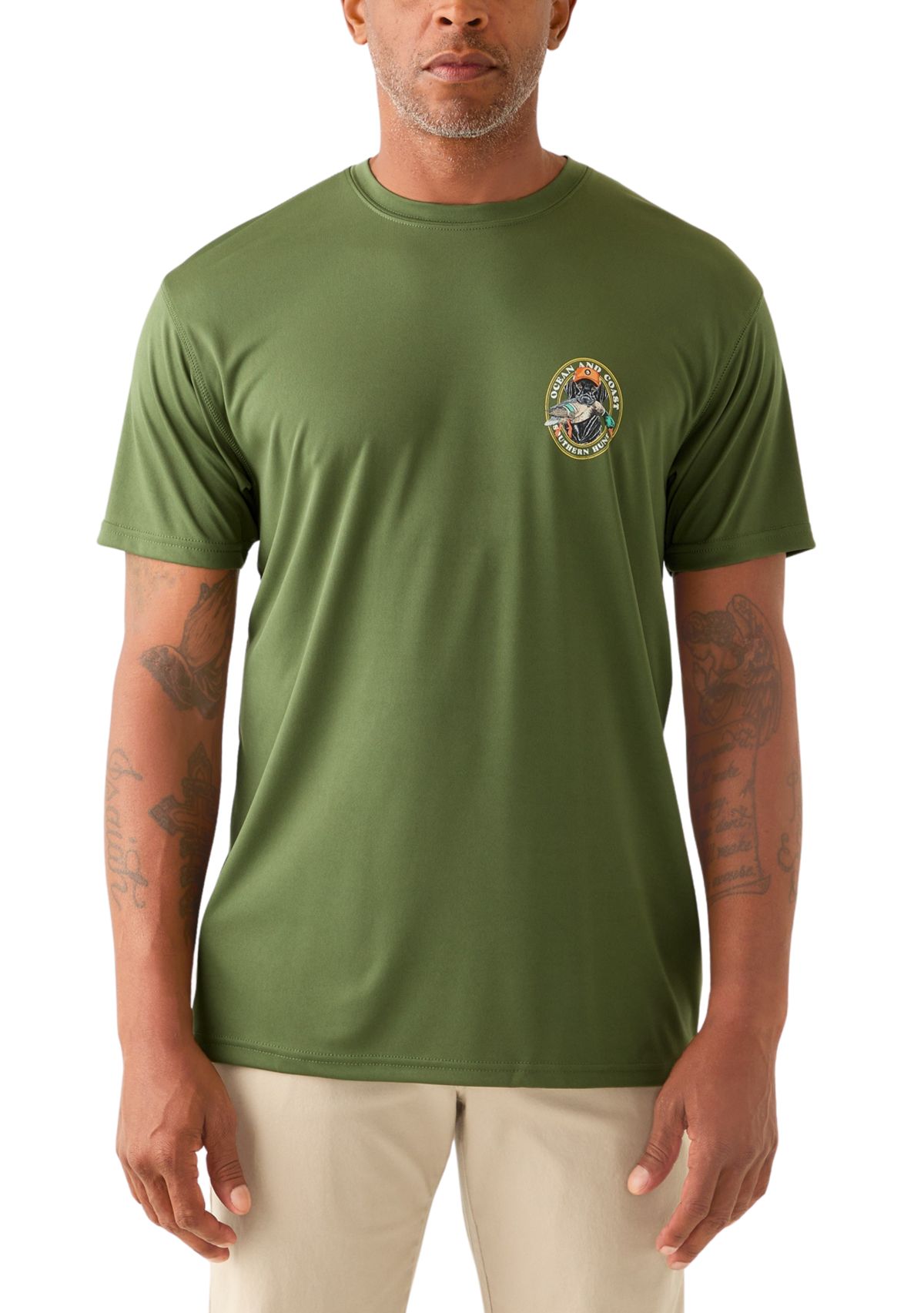 Mens Hunting Dog Short Sleeve Graphic T-Shirt