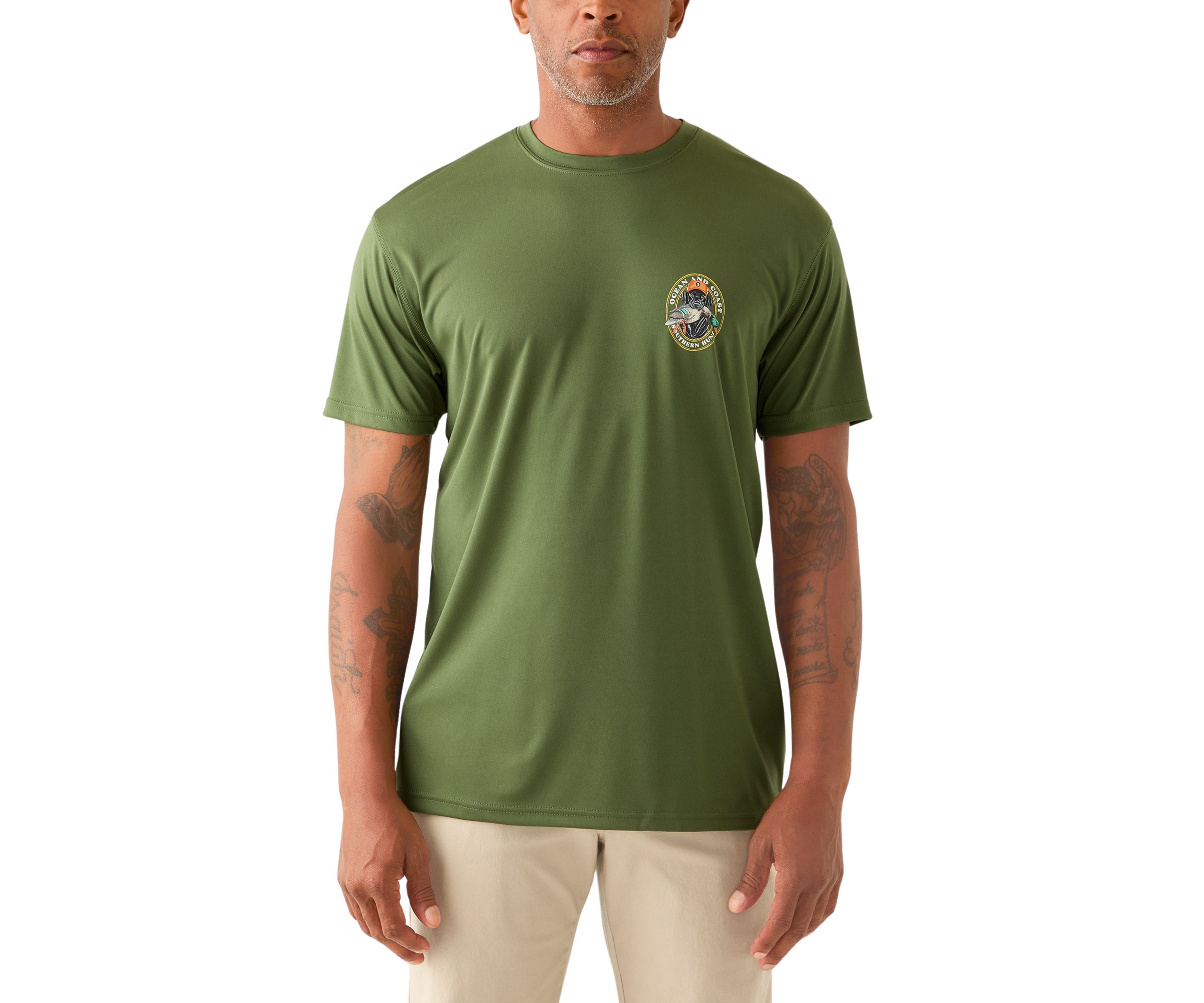 Mens Hunting Dog Short Sleeve Graphic T-Shirt