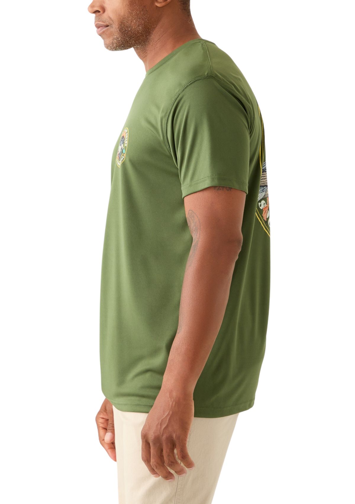 Mens Hunting Dog Short Sleeve Graphic T-Shirt