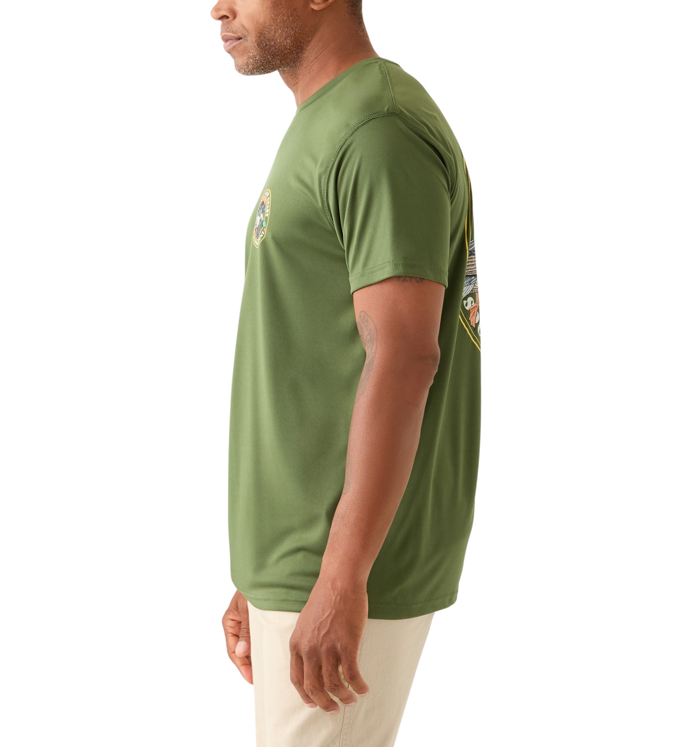 Mens Hunting Dog Short Sleeve Graphic T-Shirt