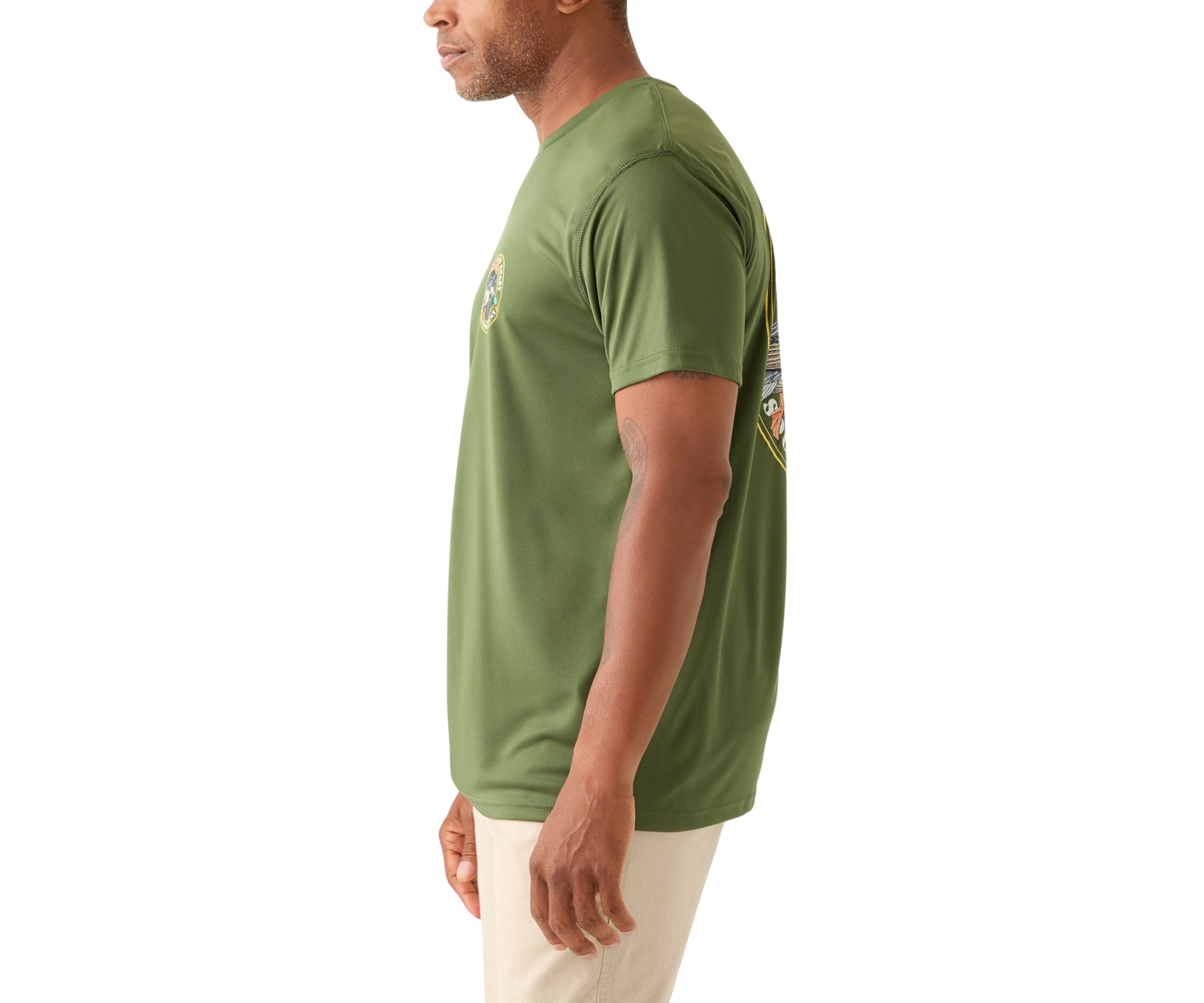 Mens Hunting Dog Short Sleeve Graphic T-Shirt