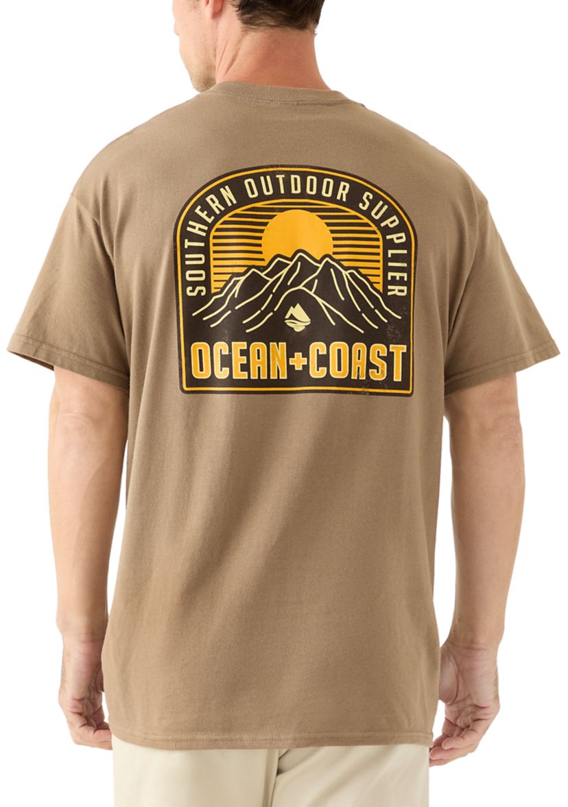 Mens Short Sleeve Rising Graphic T-Shirt