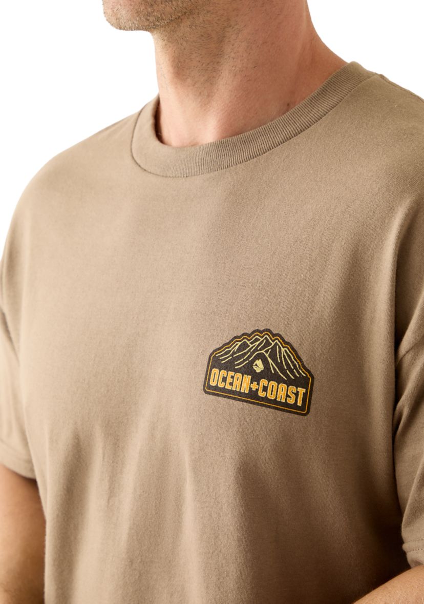 Mens Short Sleeve Rising Graphic T-Shirt
