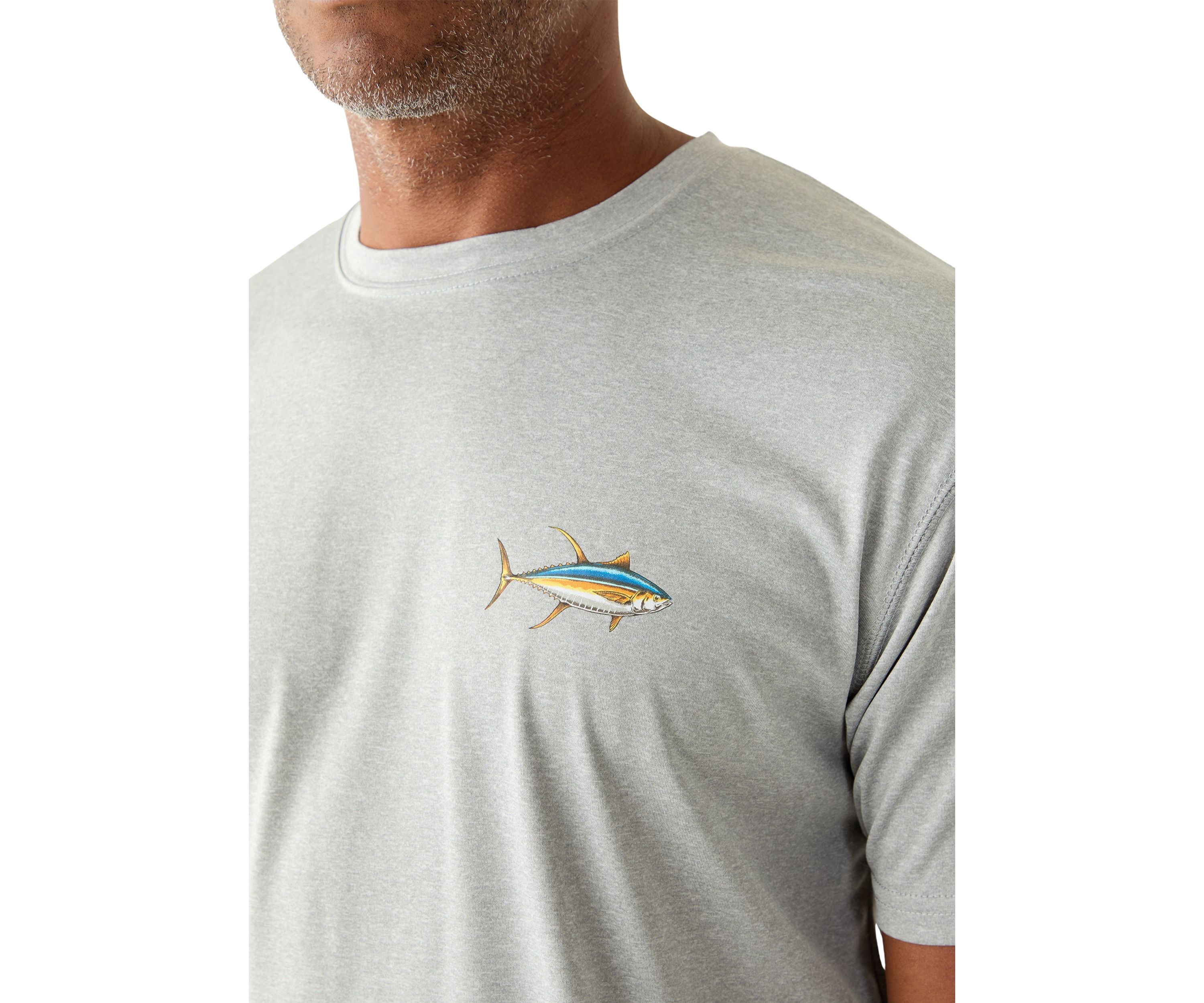 Mens Fish Short Sleeve Graphic T-Shirt