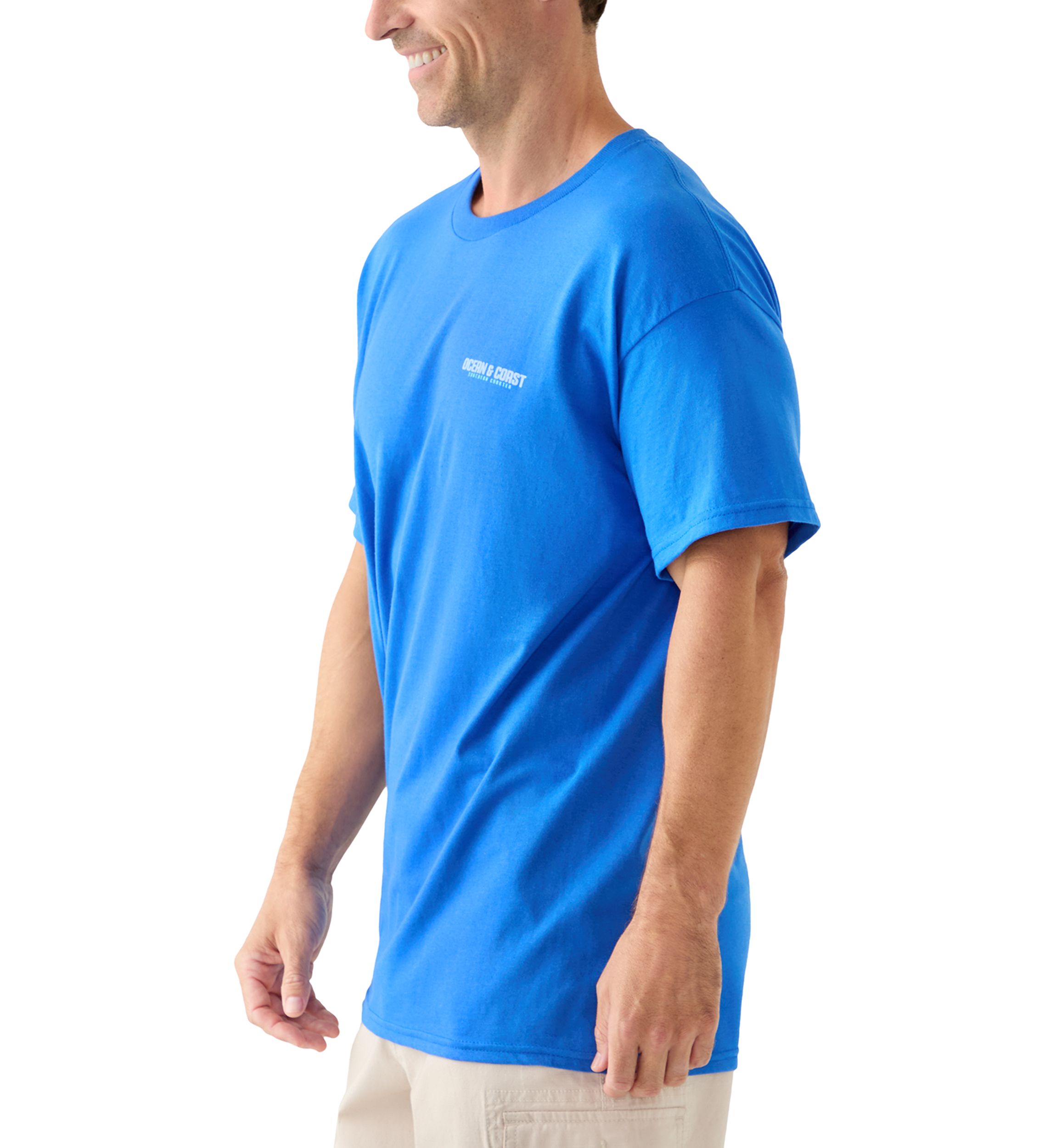 Mens Panels Graphic Short Sleeve T-Shirt