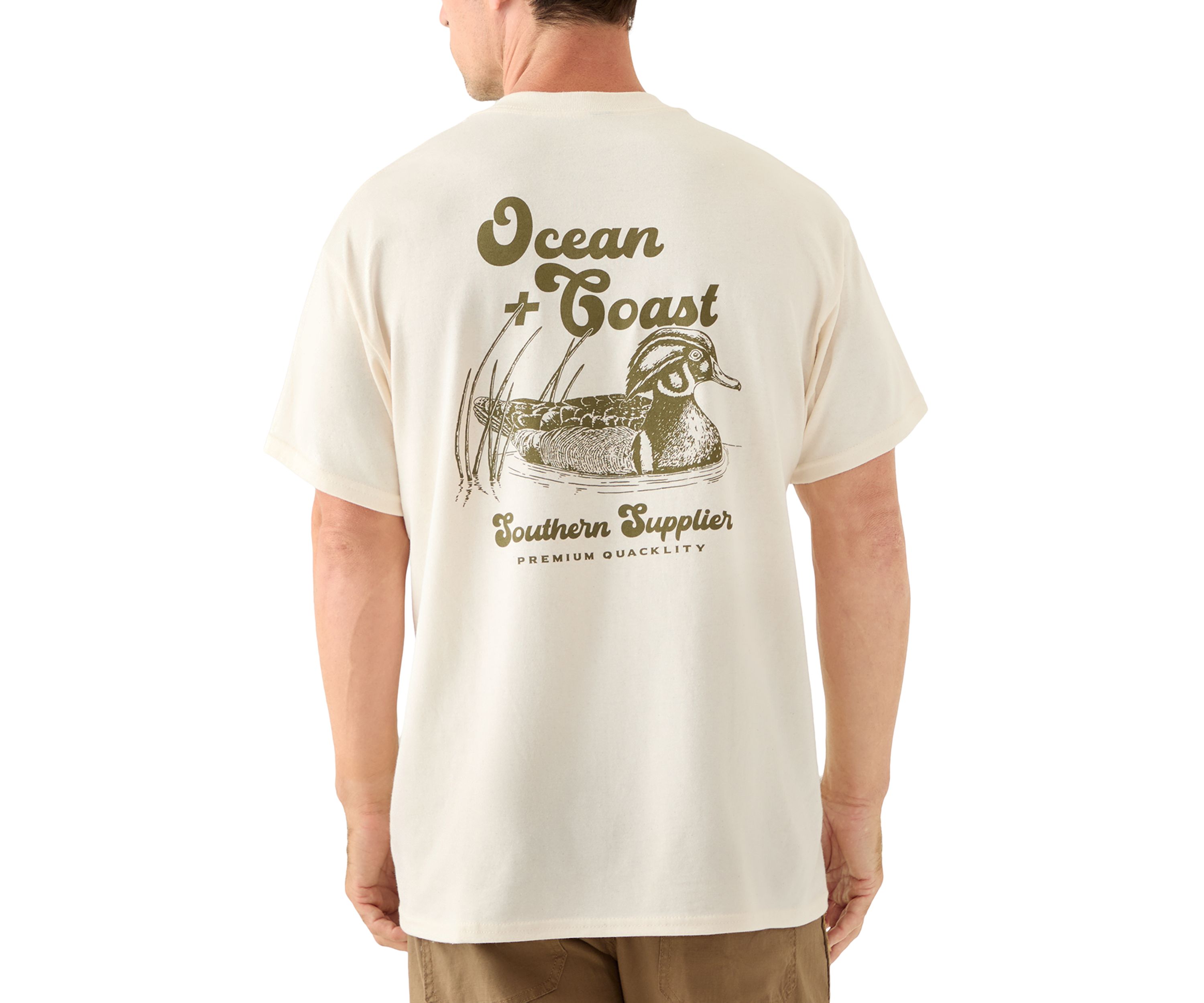 Mens Short Sleeve Graphic Duckie T-Shirt