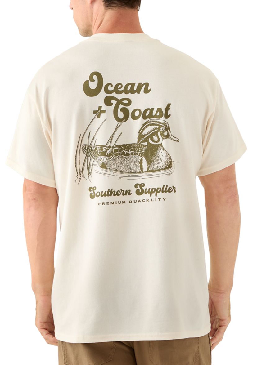 Mens Short Sleeve Graphic Duckie T-Shirt