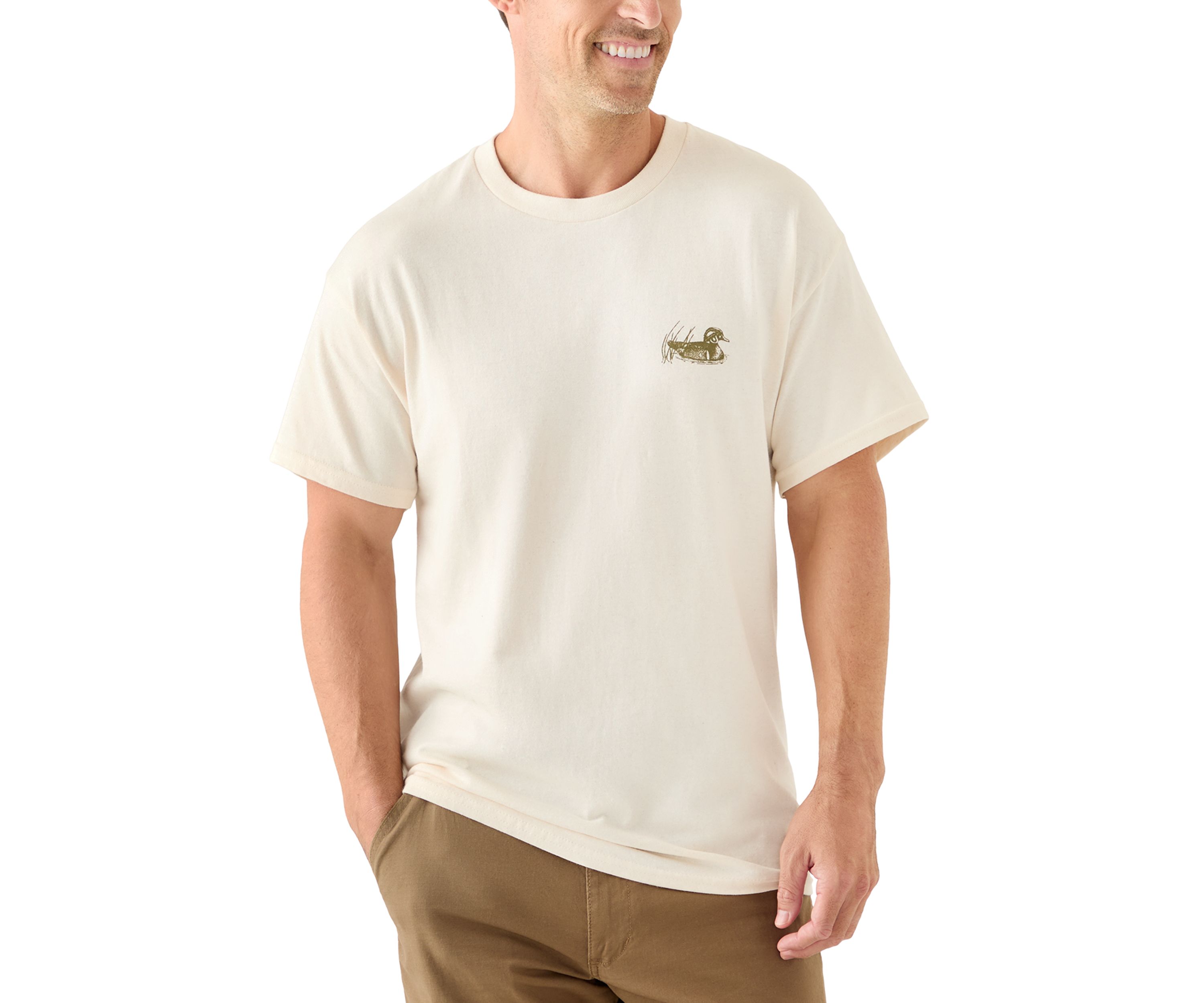 Mens Short Sleeve Graphic Duckie T-Shirt
