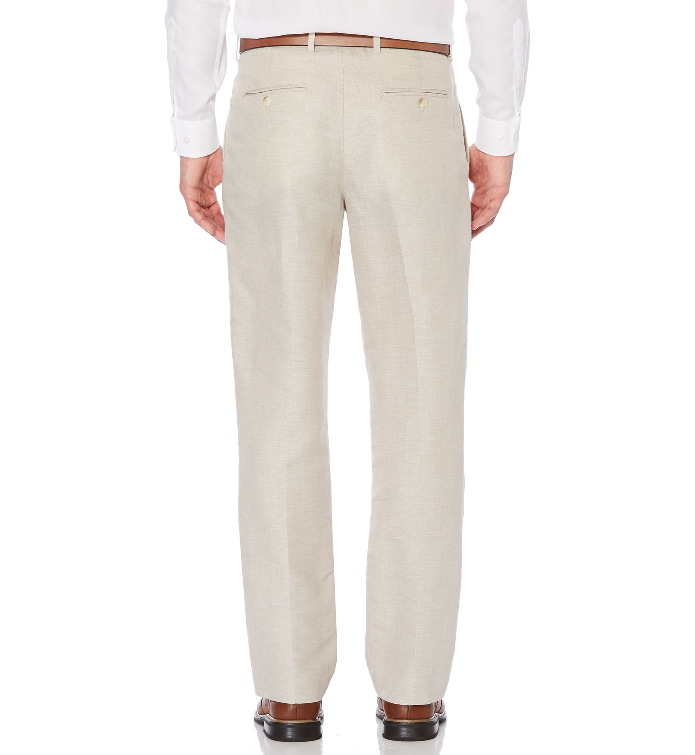 Linen Cotton Herringbone Pant	