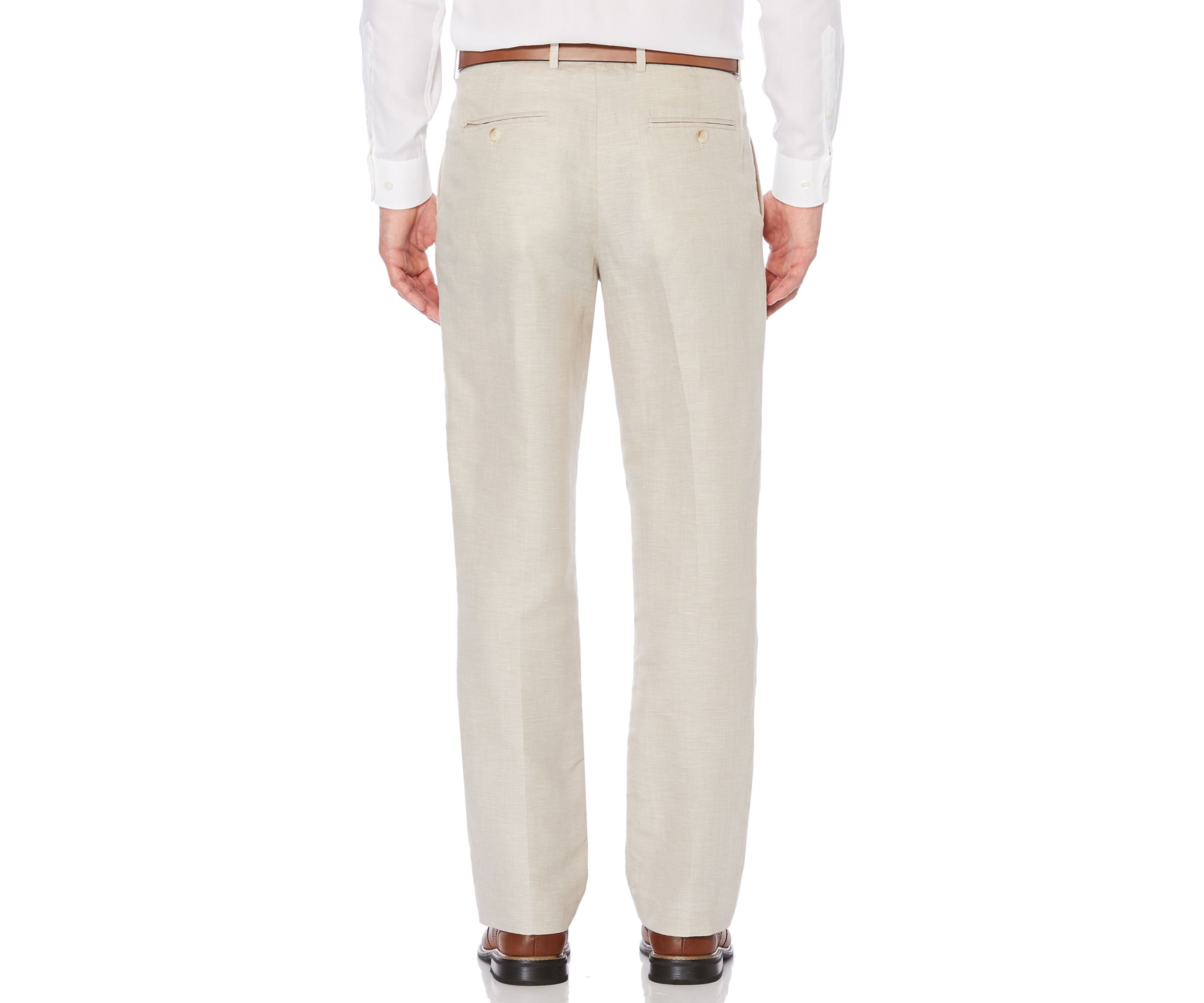Linen Cotton Herringbone Pant	