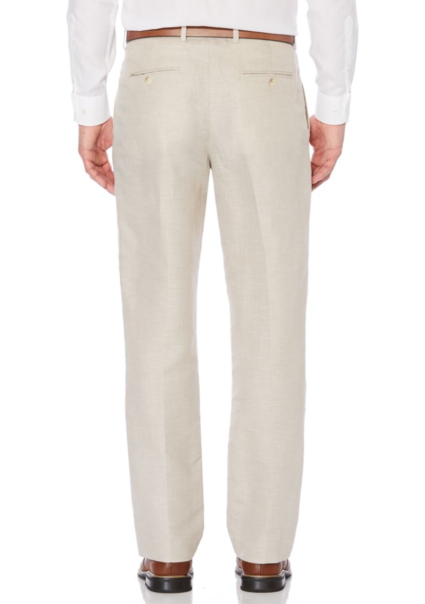 Linen Cotton Herringbone Pant	