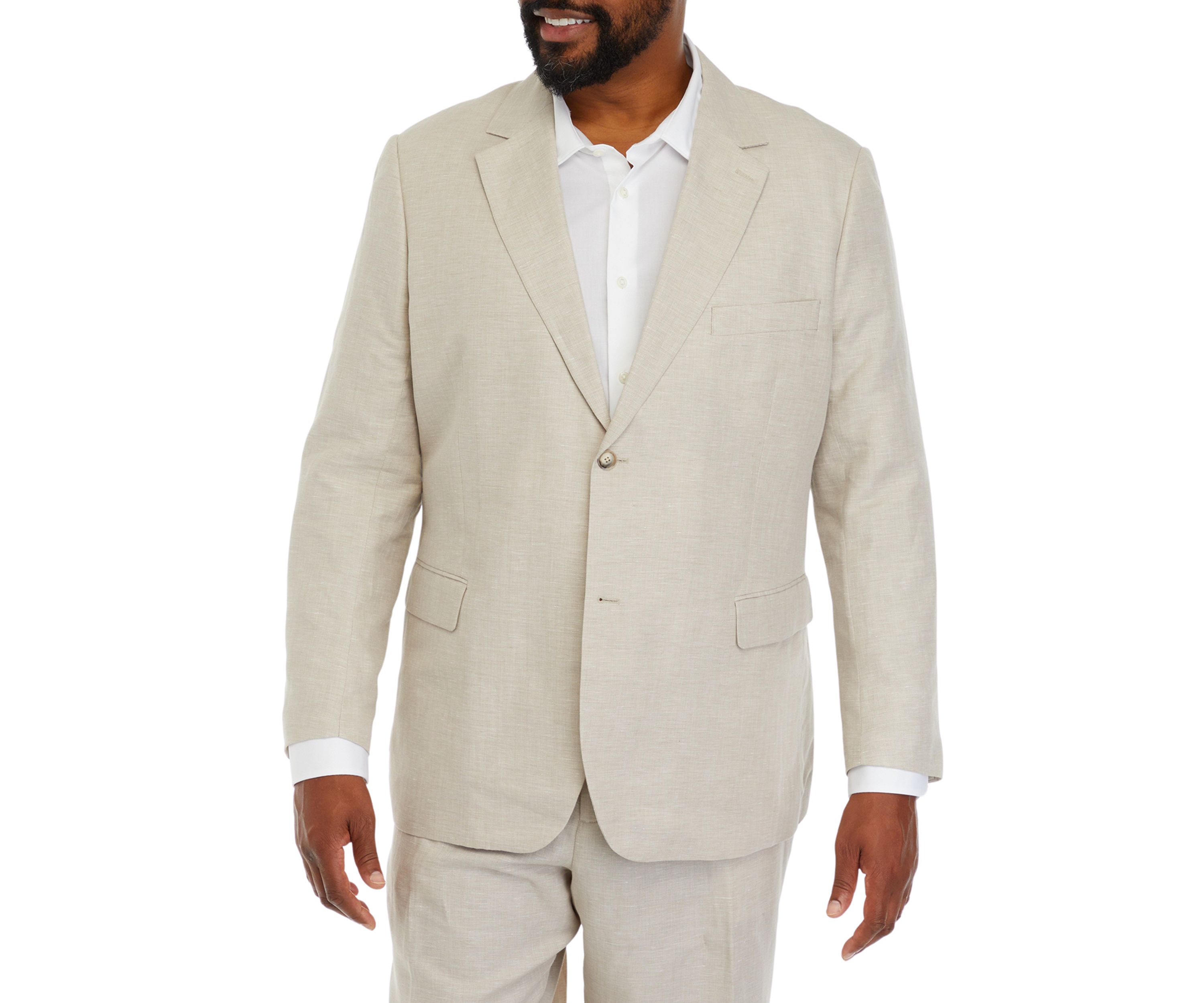 Big & Tall Linen Suit Jacket