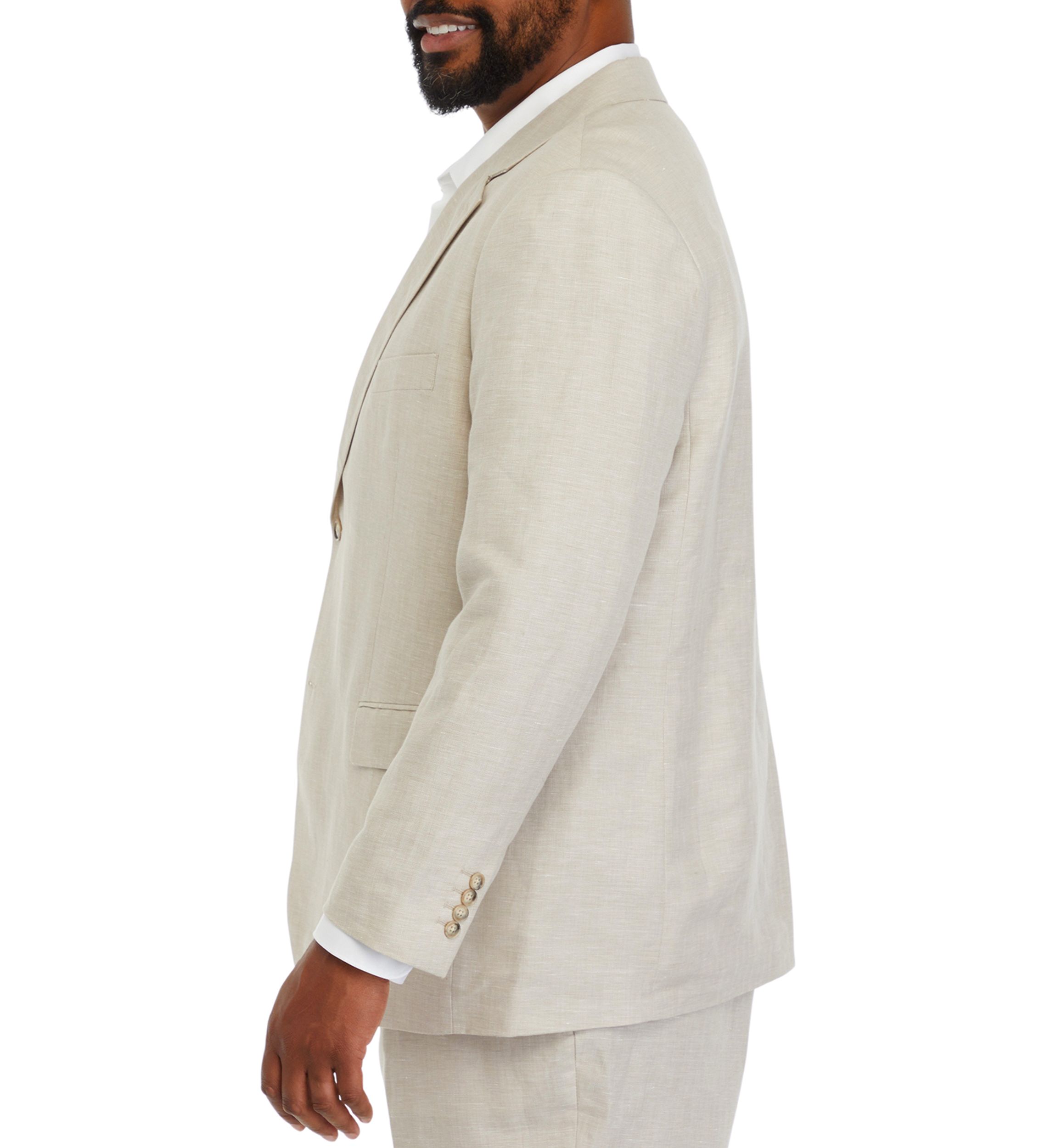 Big & Tall Linen Suit Jacket