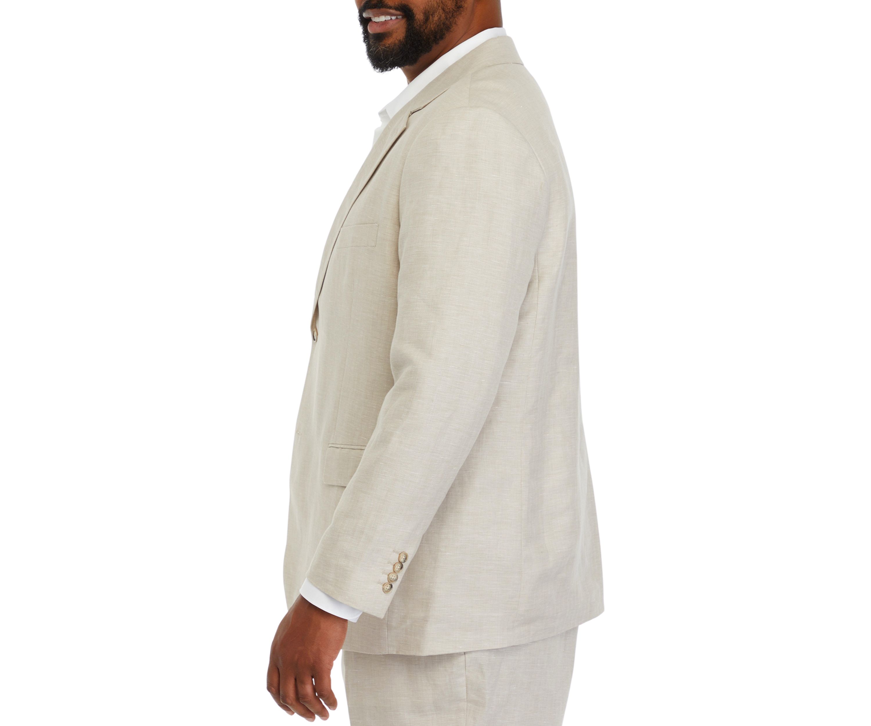 Big & Tall Linen Suit Jacket