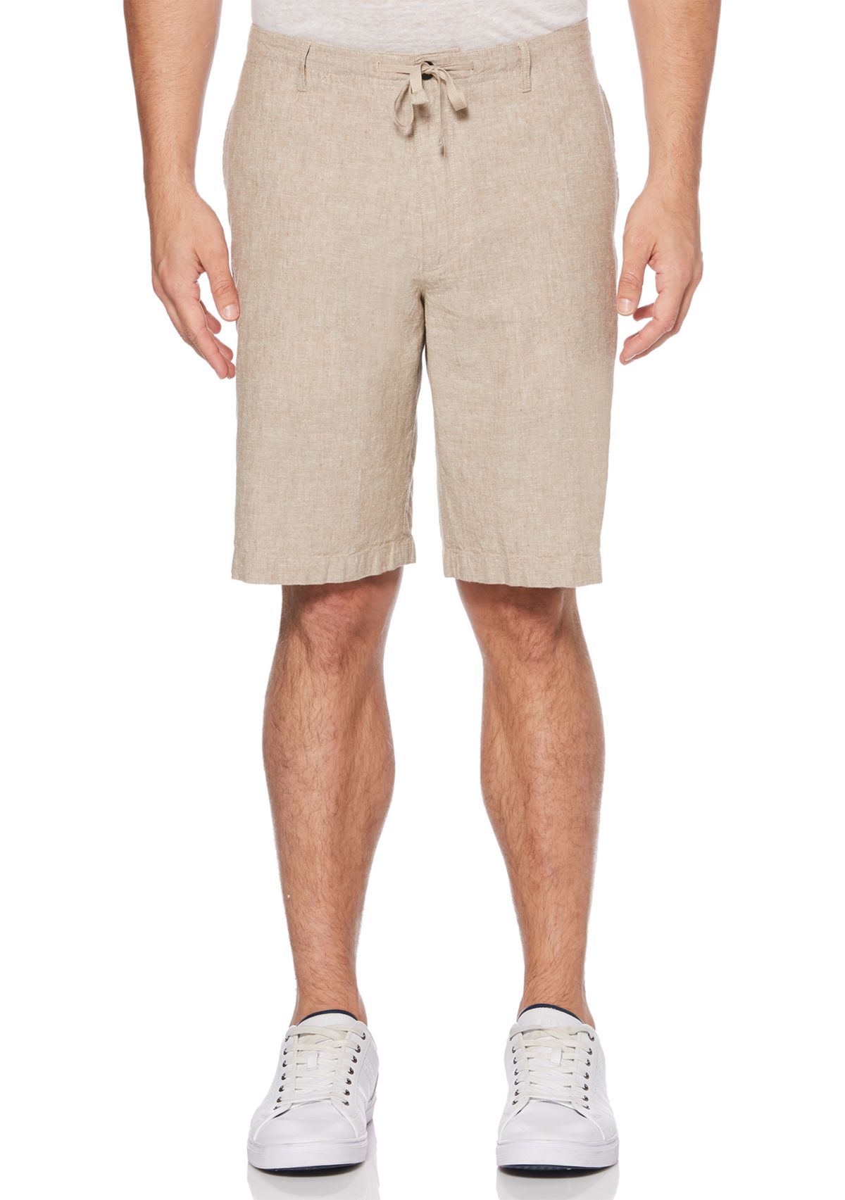 Drawstring Linen Shorts
